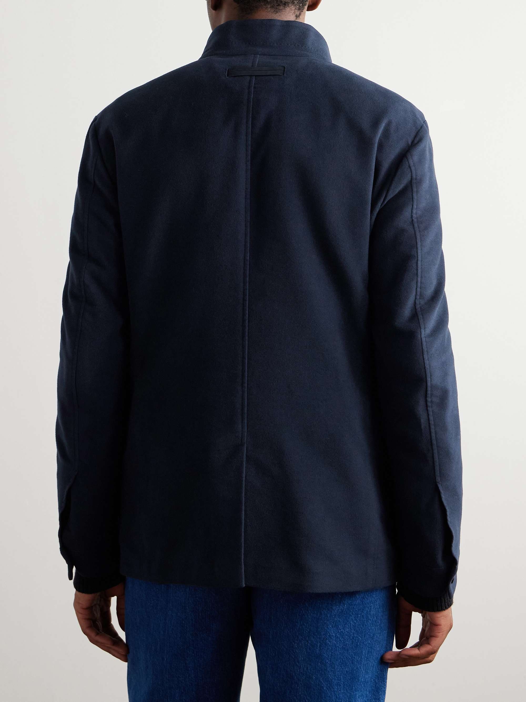 Cotton and Cashmere-Blend Moleskin Jacket view