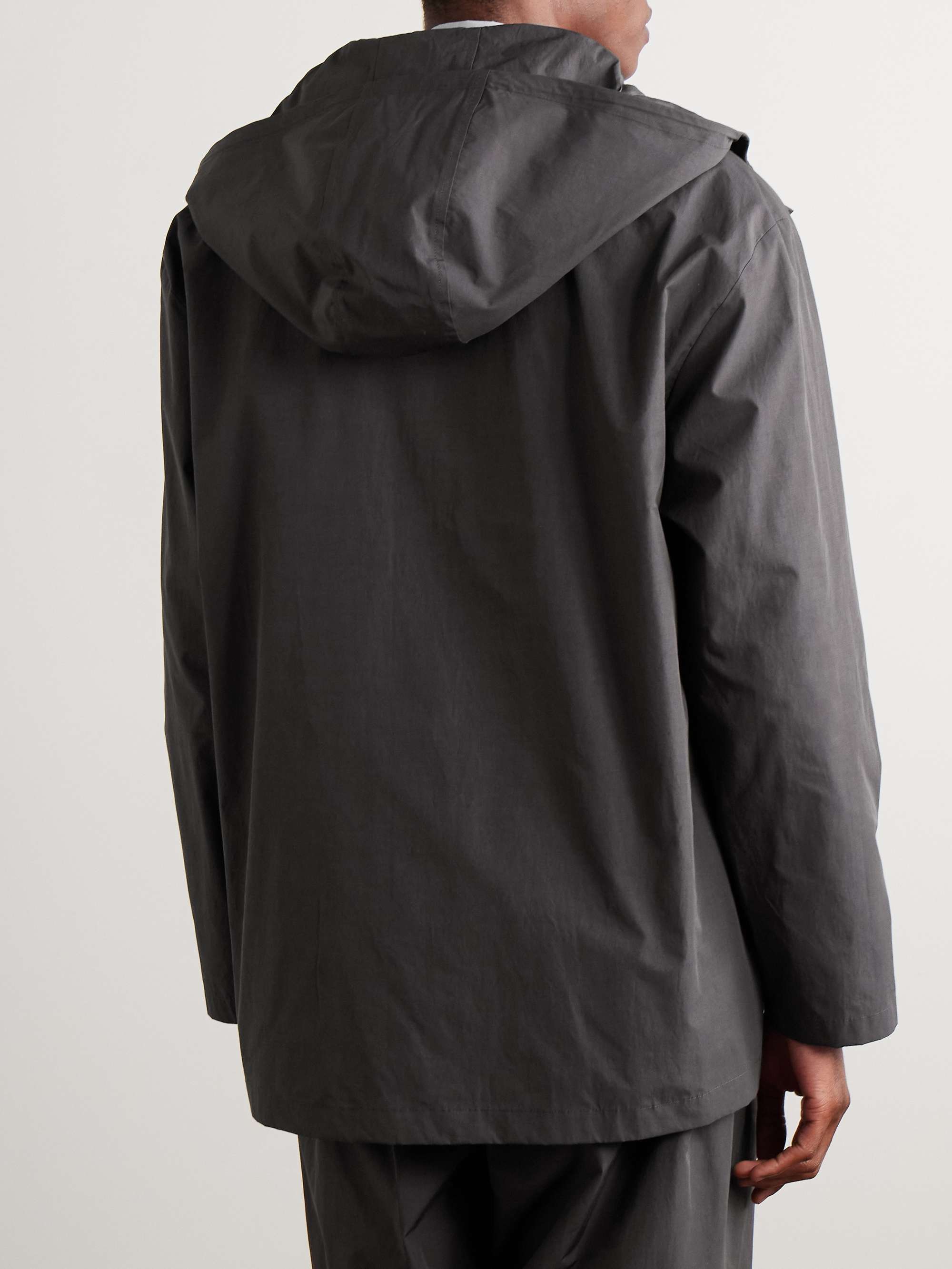 Hooded Poplin Jacket view
