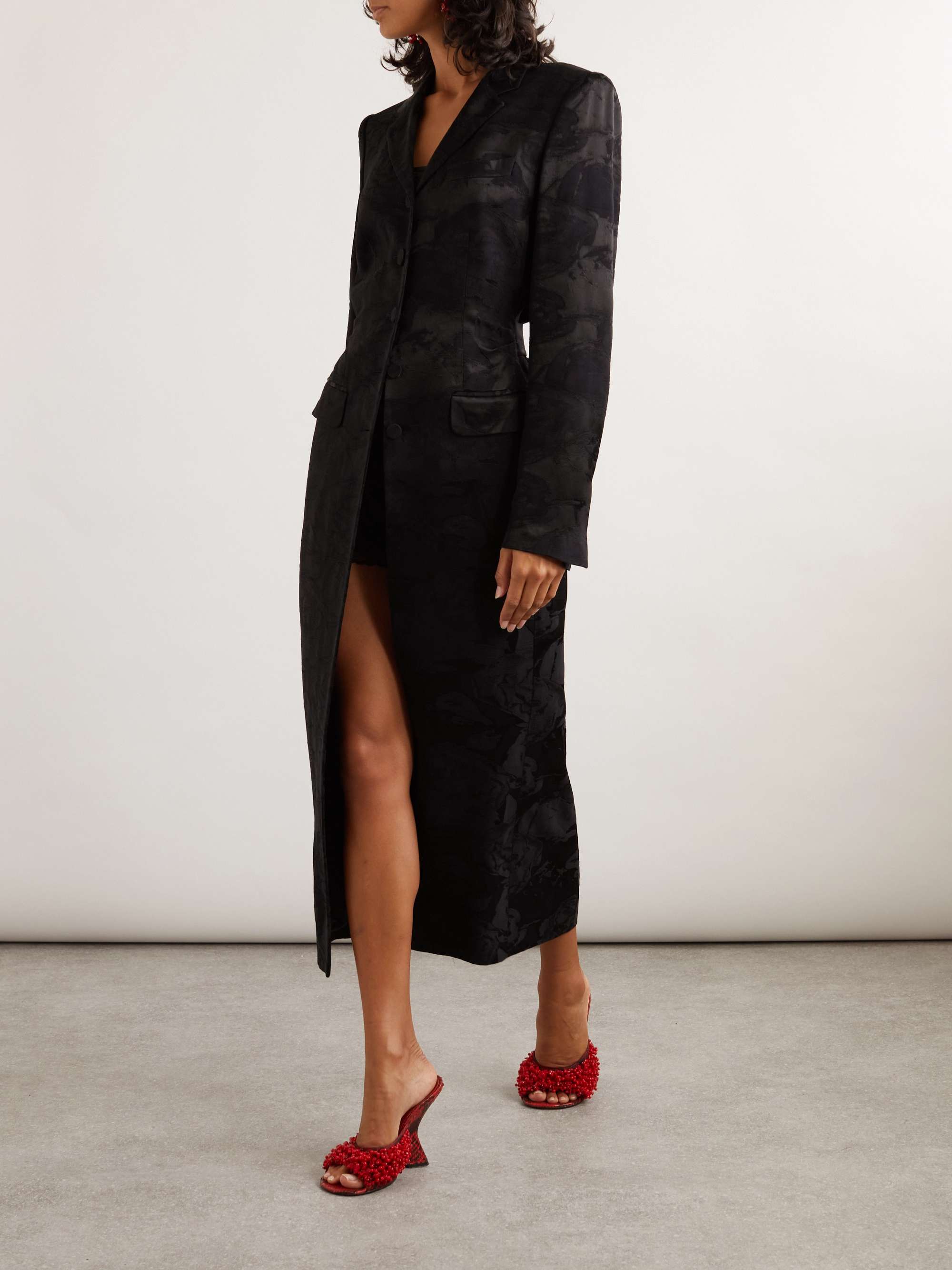 Jacquard coat view