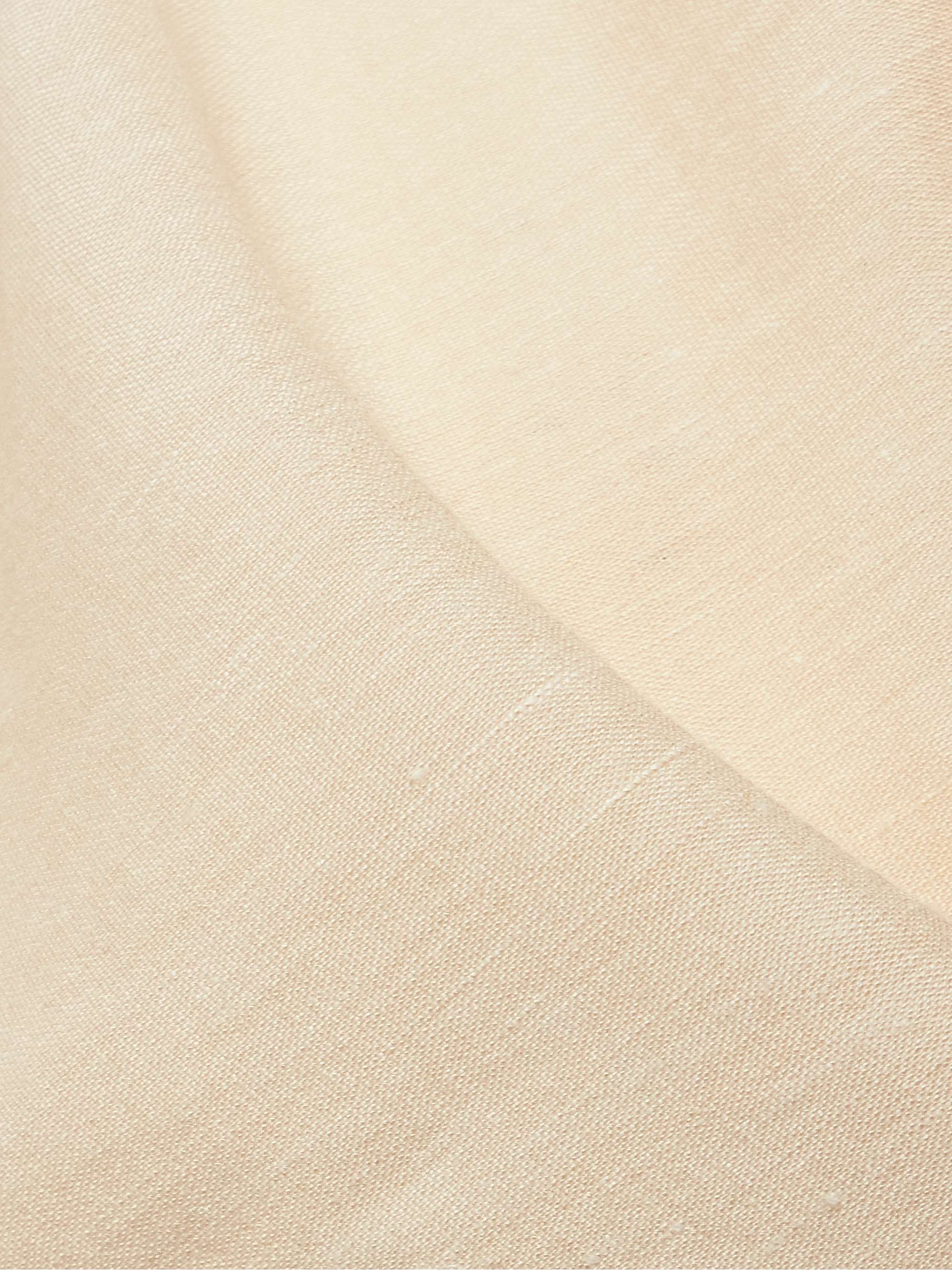 Anoushka ruched linen-blend tank view