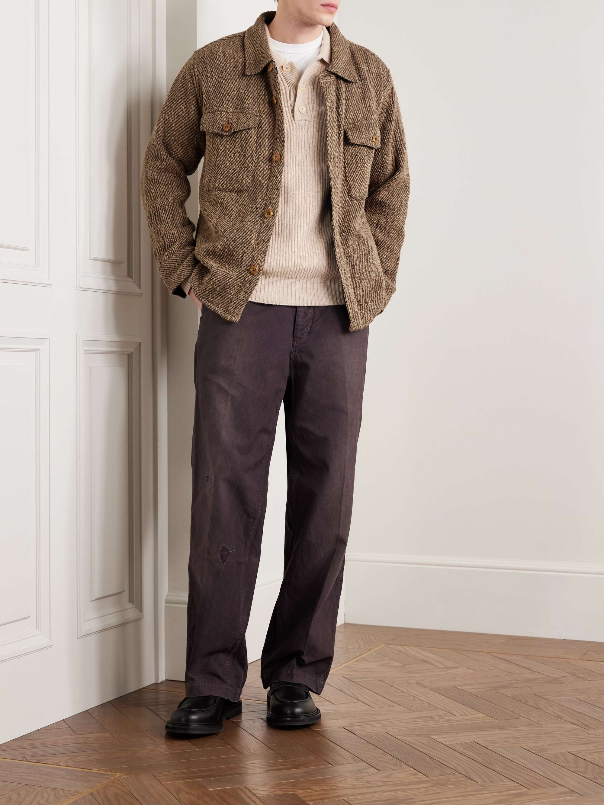 Leibes Cotton-Twill Shirt Jacket view