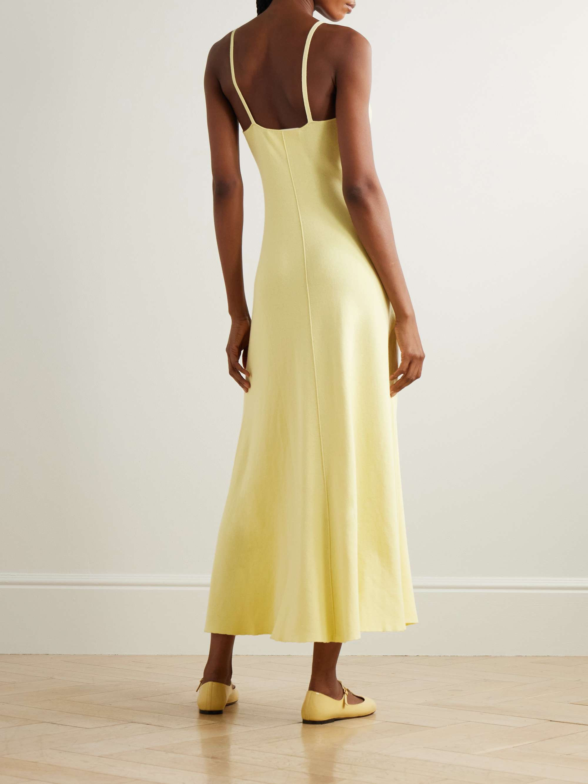 Clarbeston cotton, silk and cashmere-blend maxi dress view
