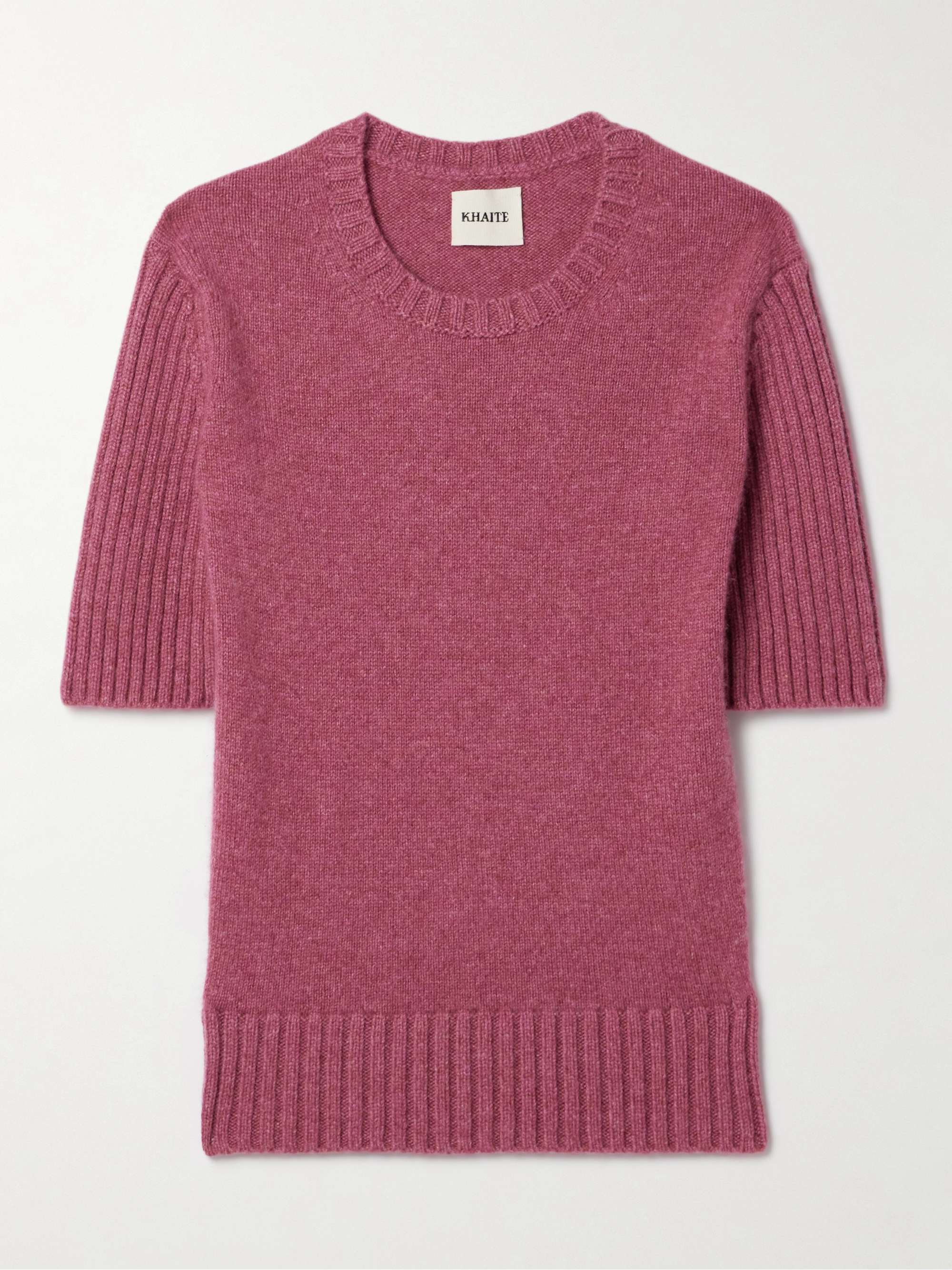 Mia ribbed cashmere sweater view