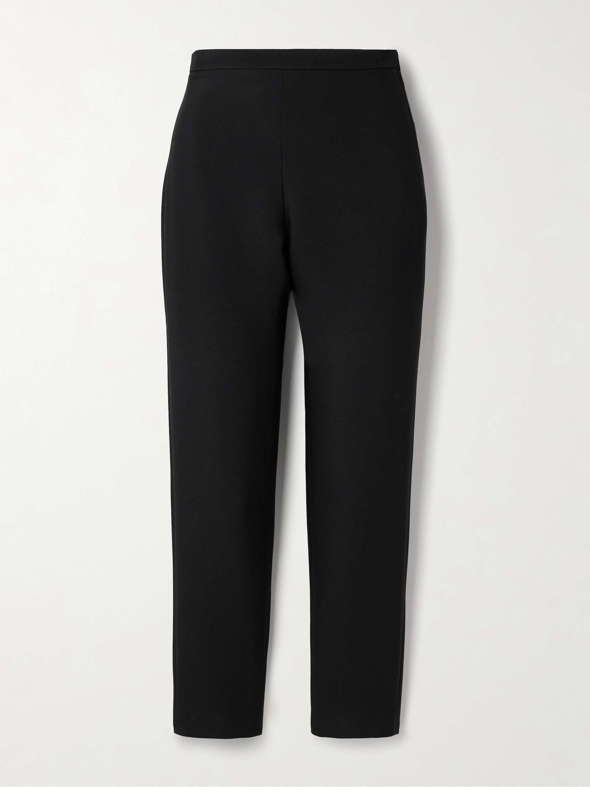Theo wool and silk-blend twill skinny pants view