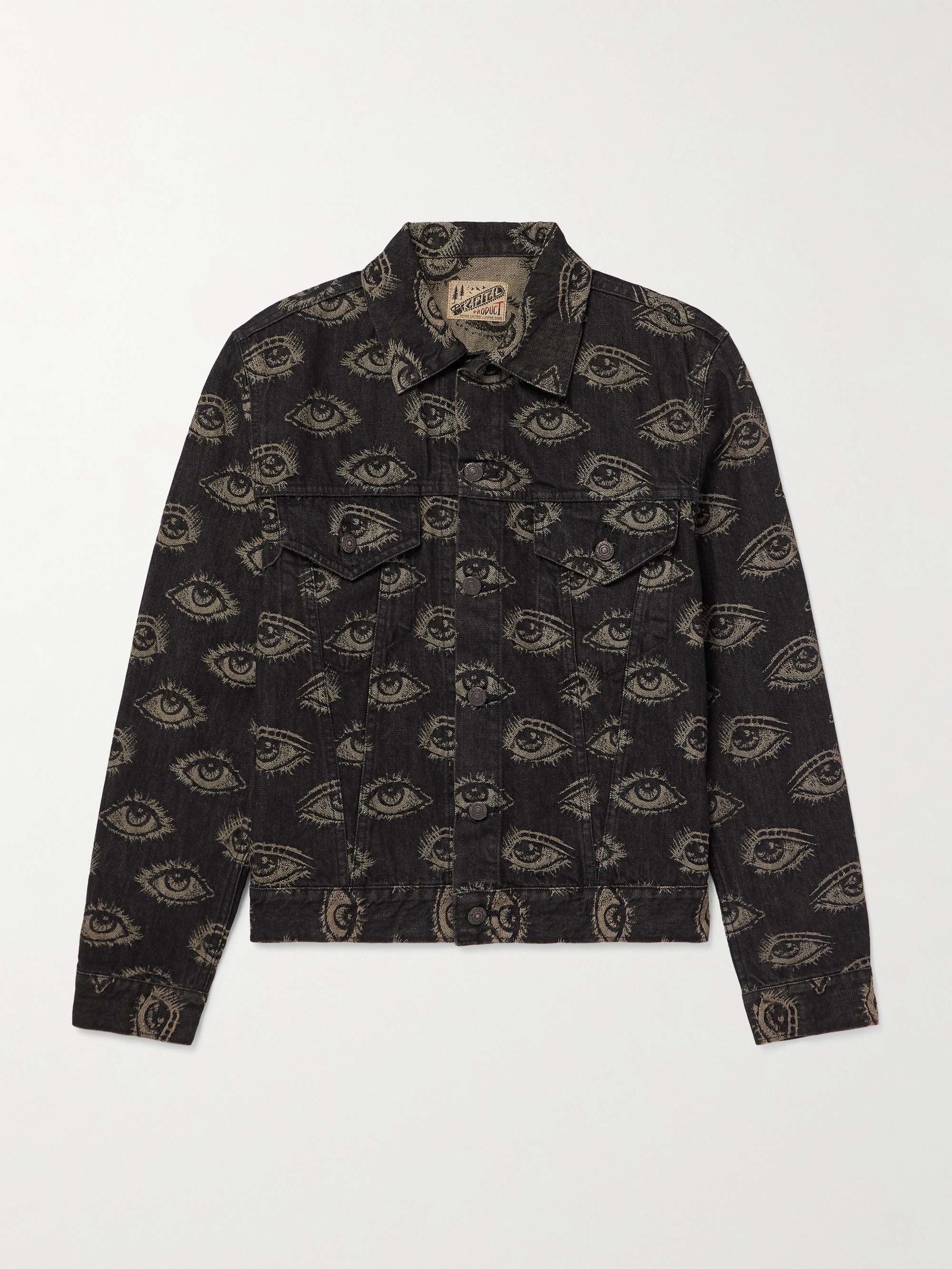 Speakeasy Printed Denim Jacket view