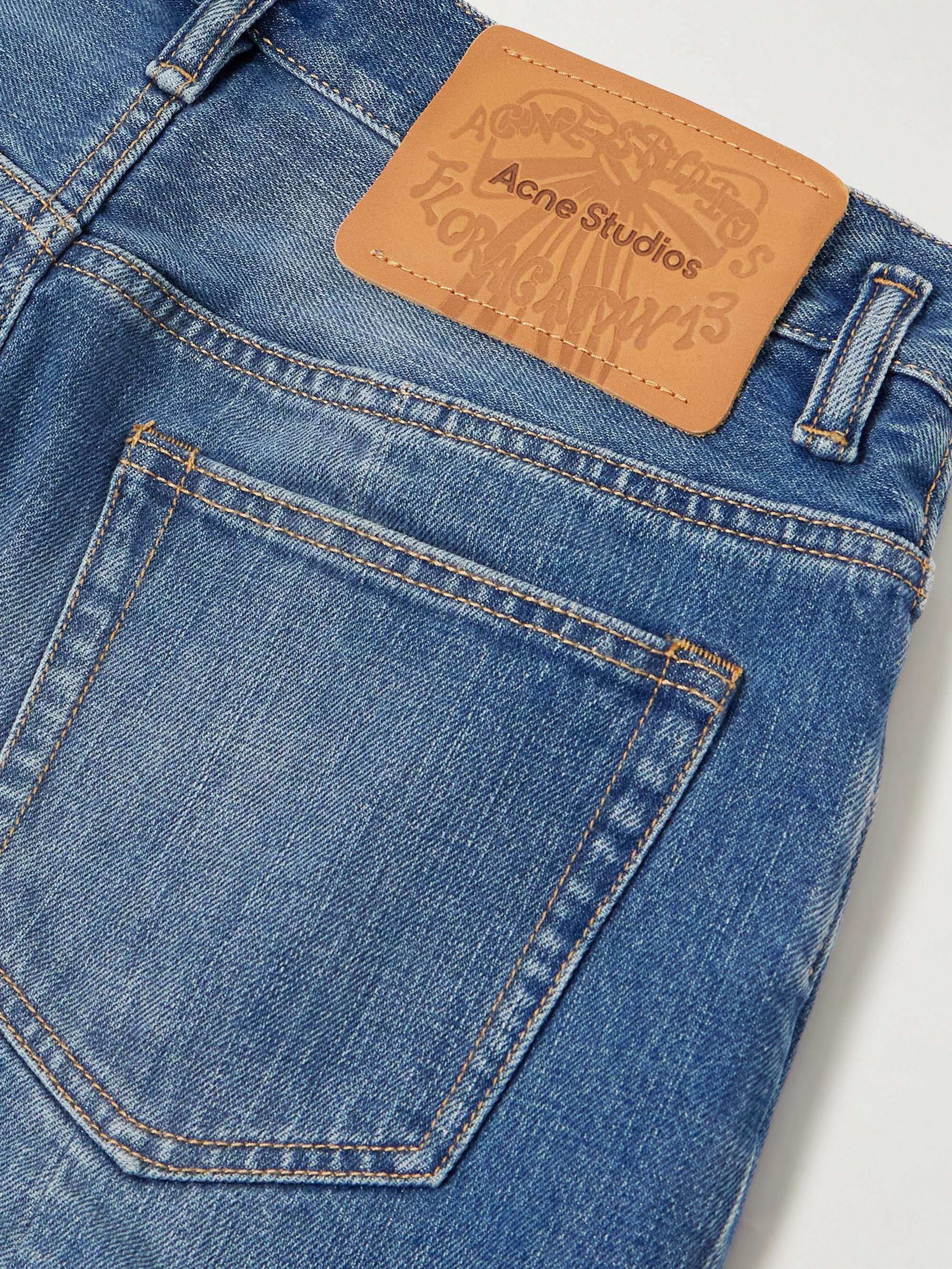 High-rise barrel-leg cargo jeans view