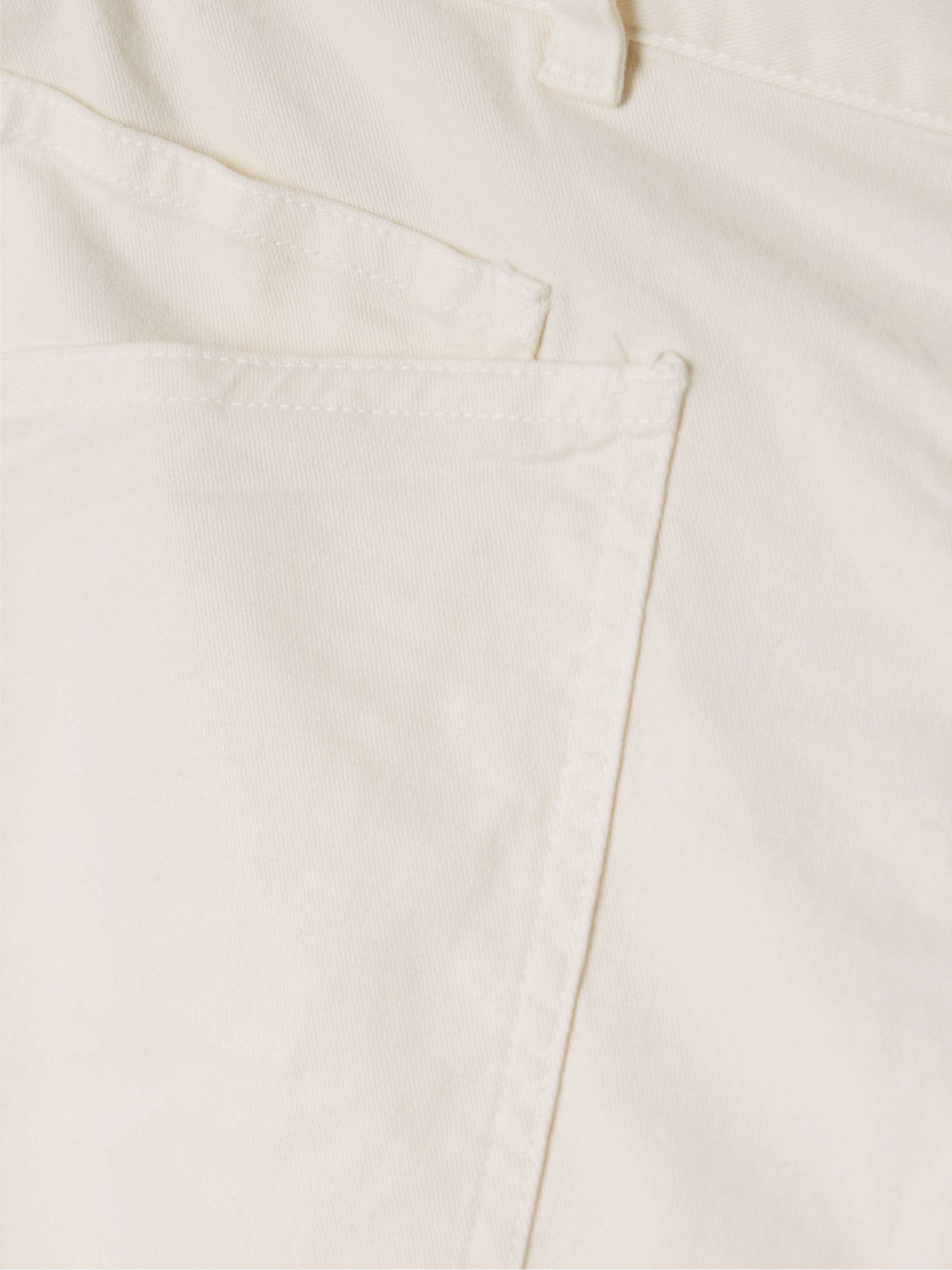 Shon cotton-blend twill barrel-leg pants view