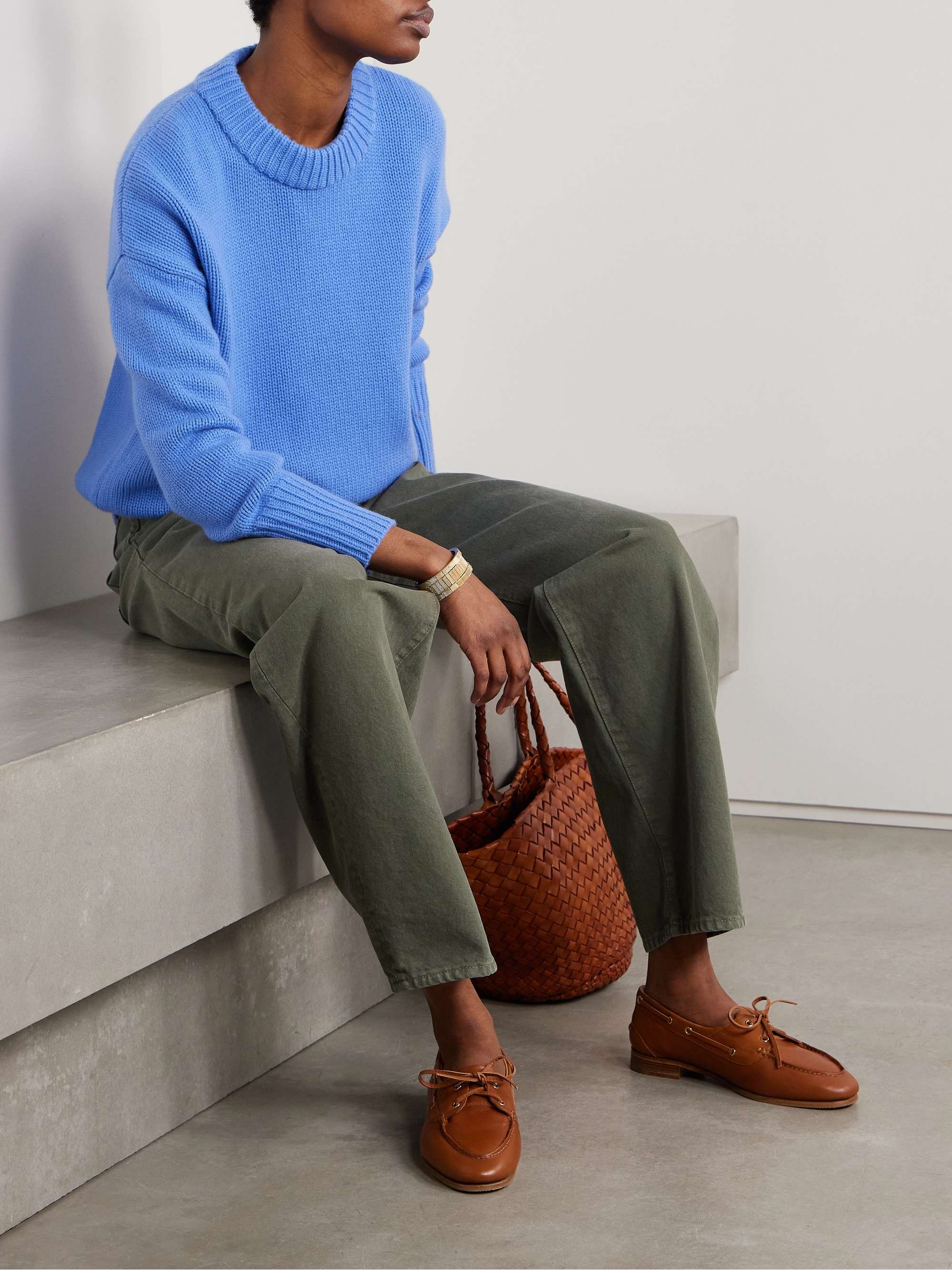 Marin wool and cashmere-blend sweater view