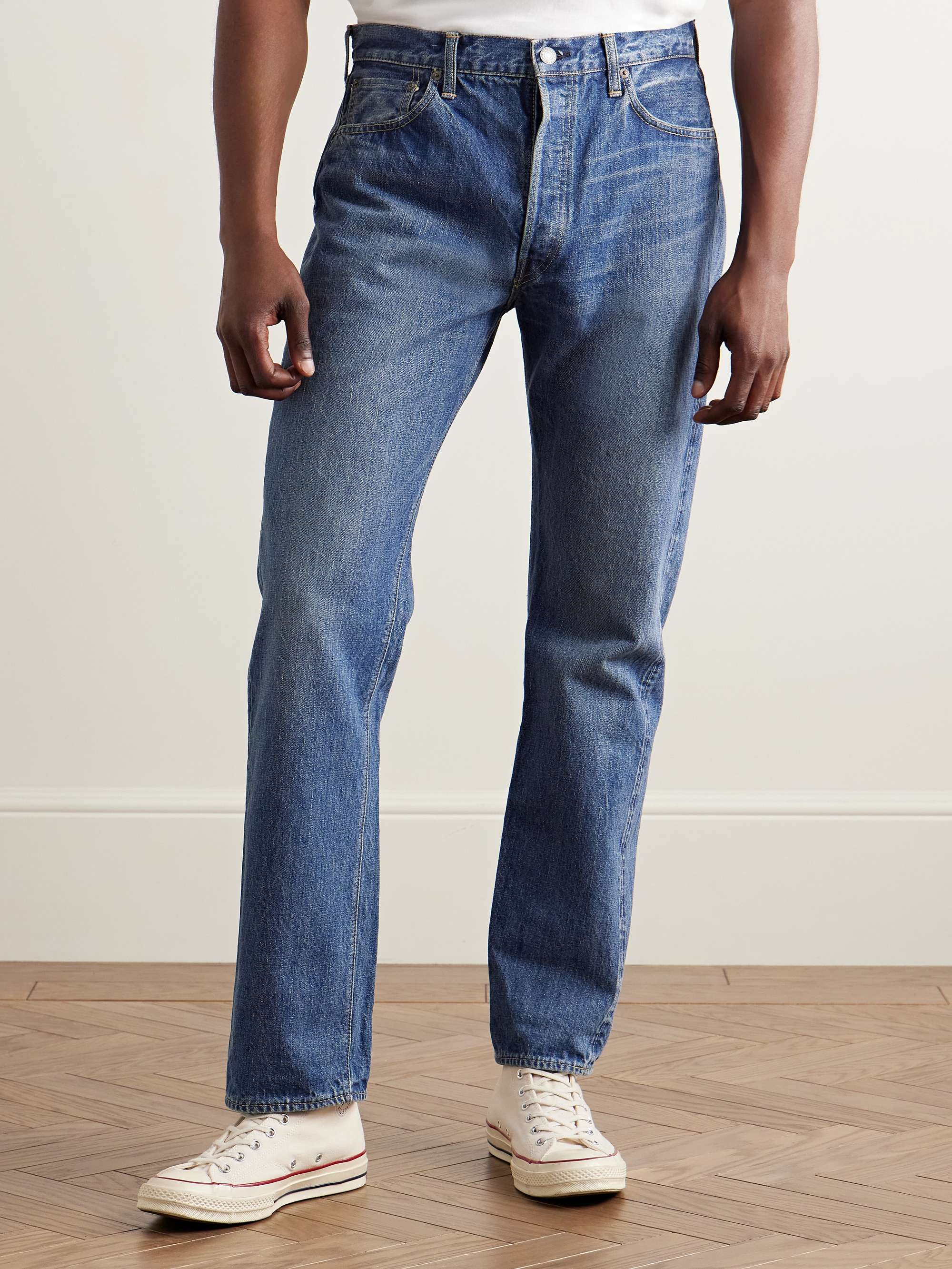 105 Straight-Leg Selvedge Jeans view