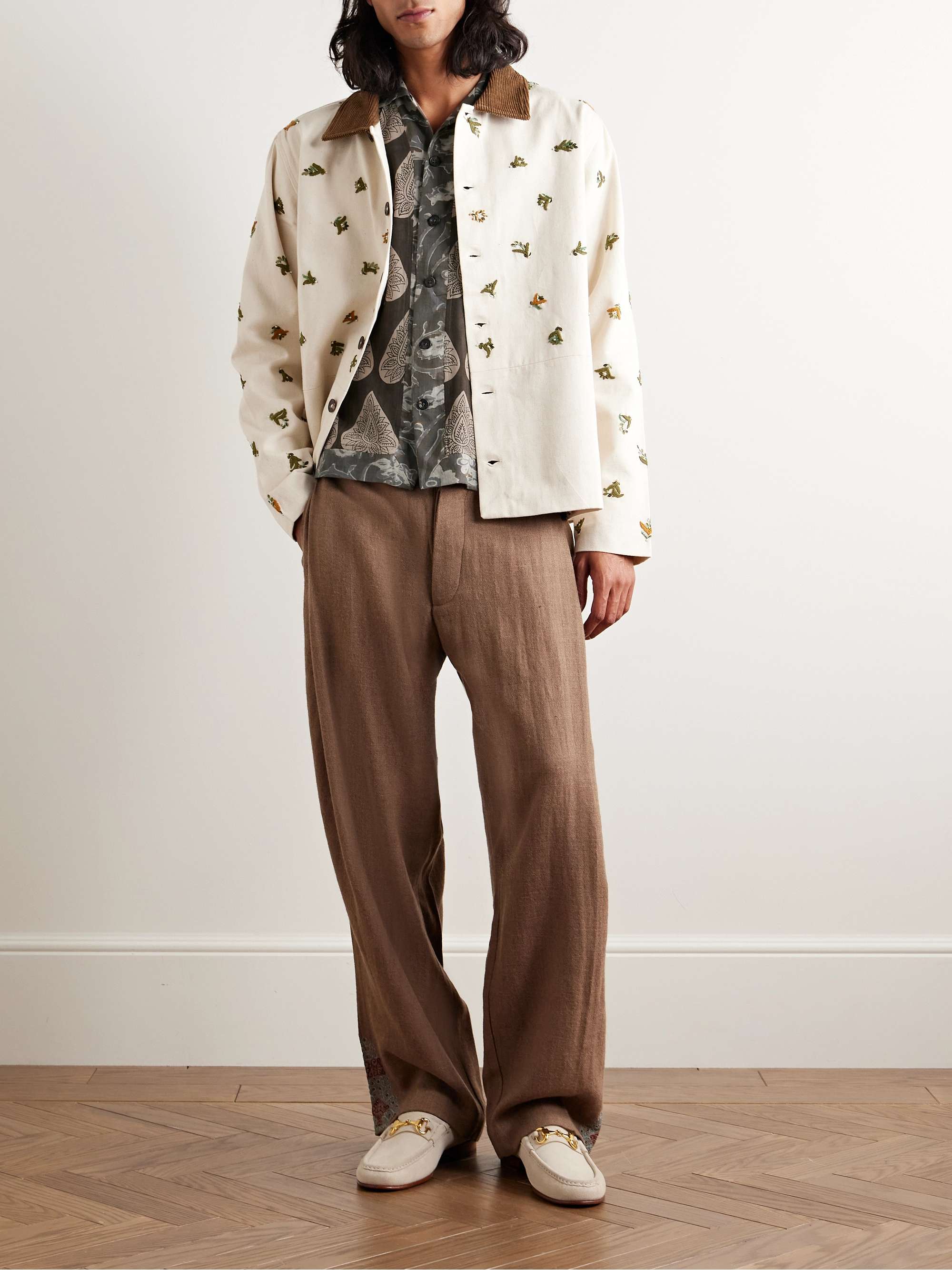 Printed Silk Shirt view