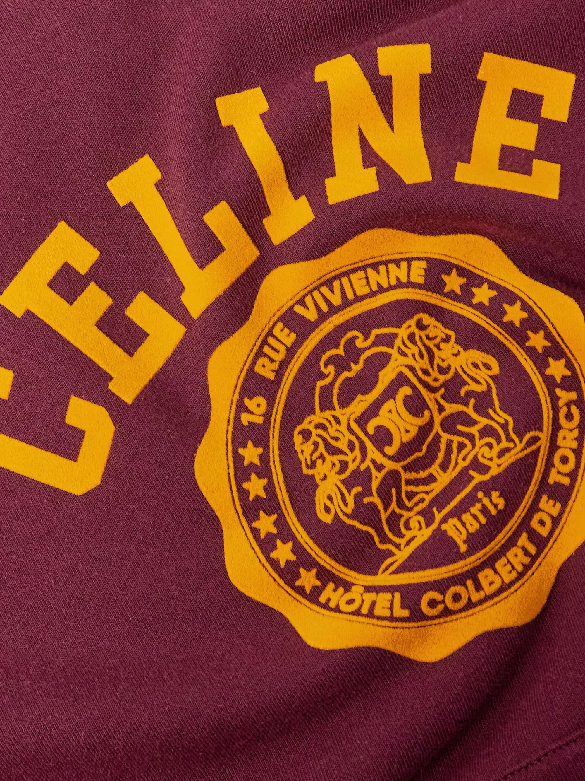 Logo-Flocked Cotton-Jersey Hoodie view