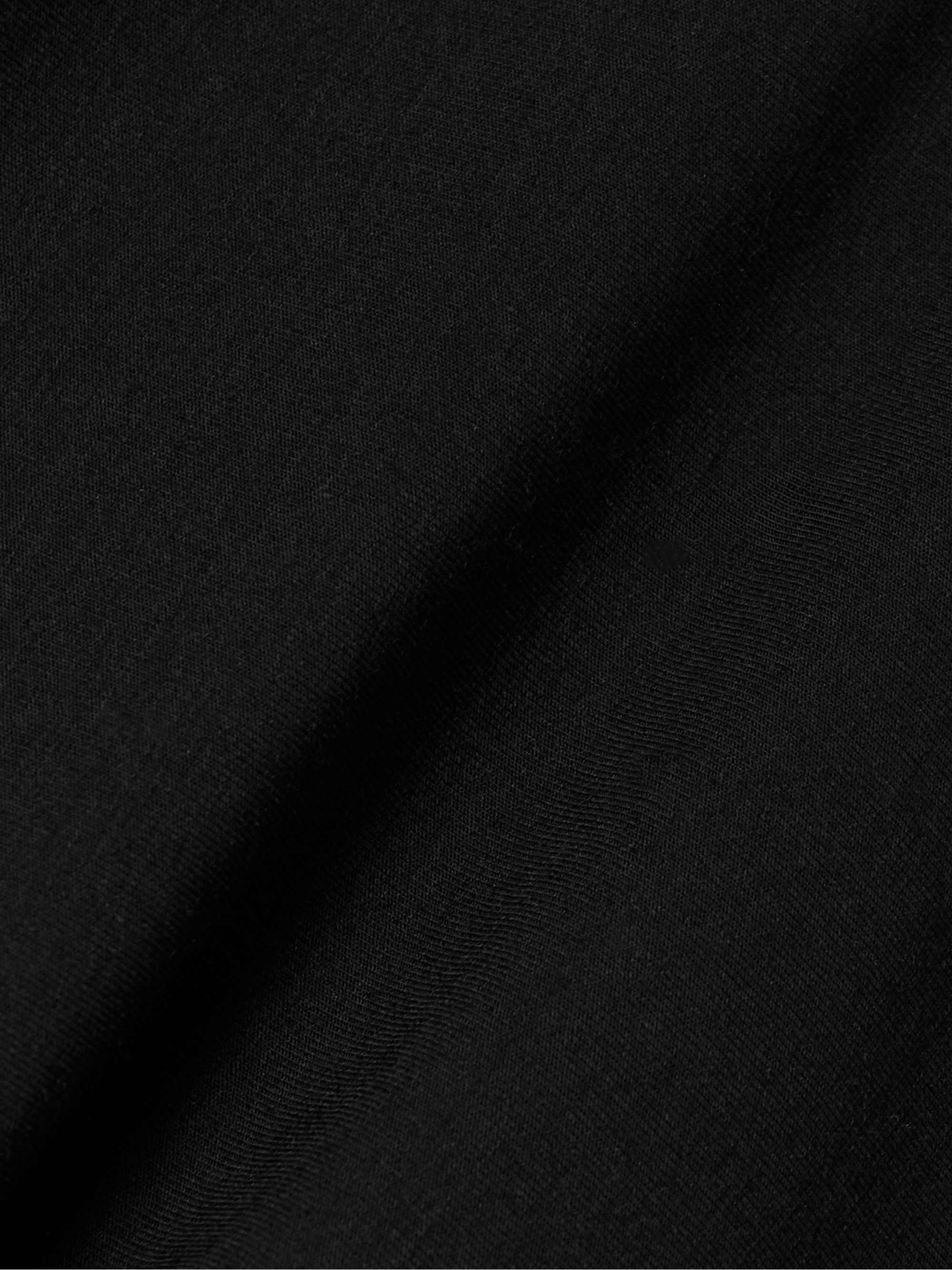 Bead-embellished ruched stretch-jersey top view