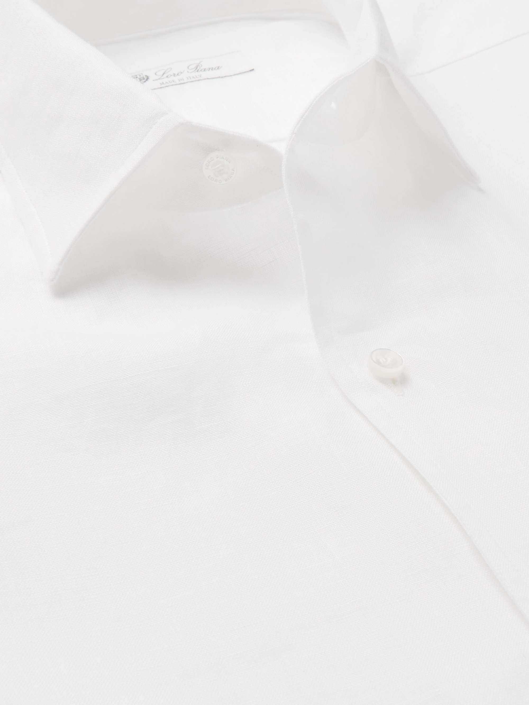André Slub Linen Shirt view