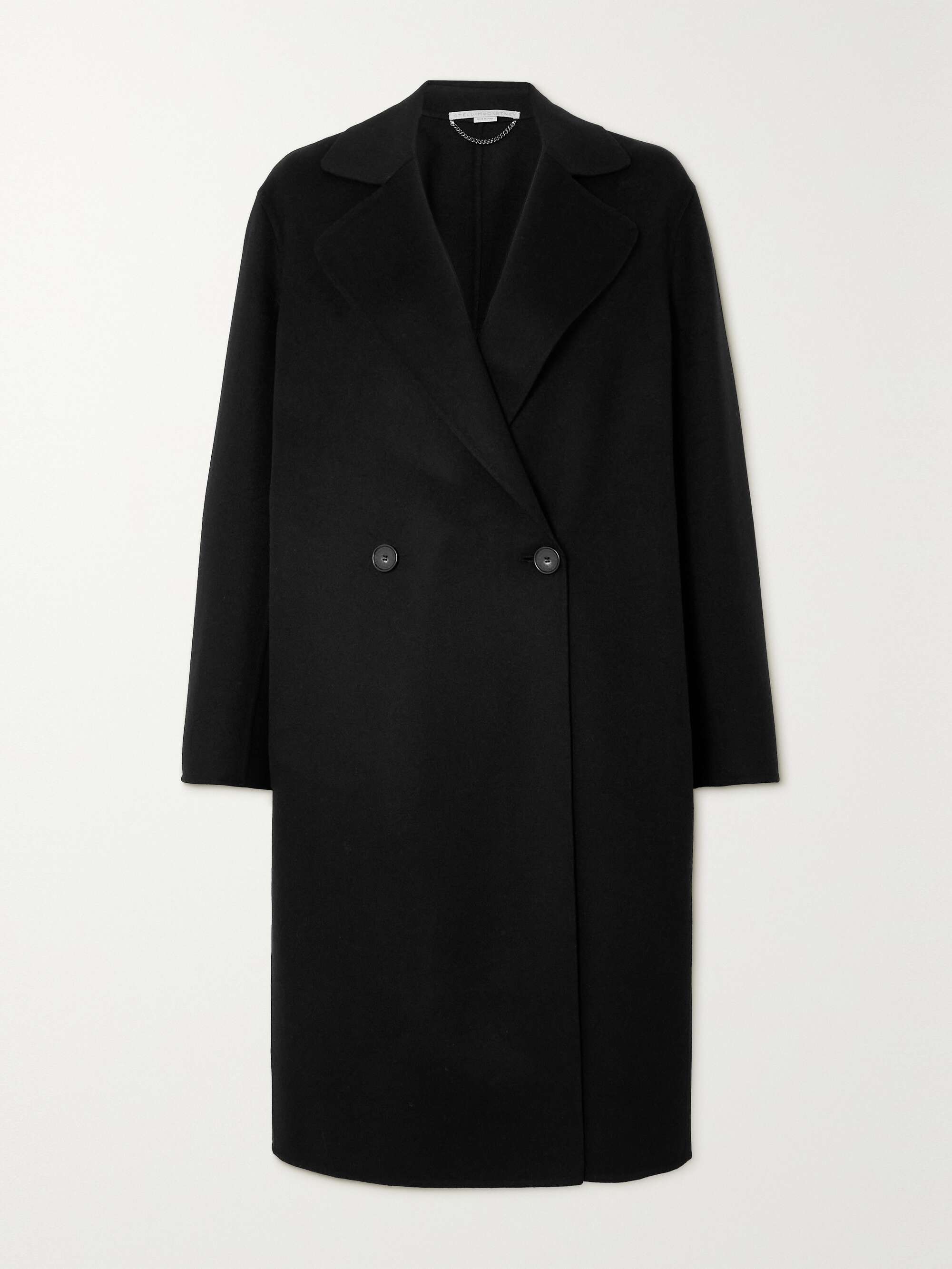 Iconic double-breasted wool coat view