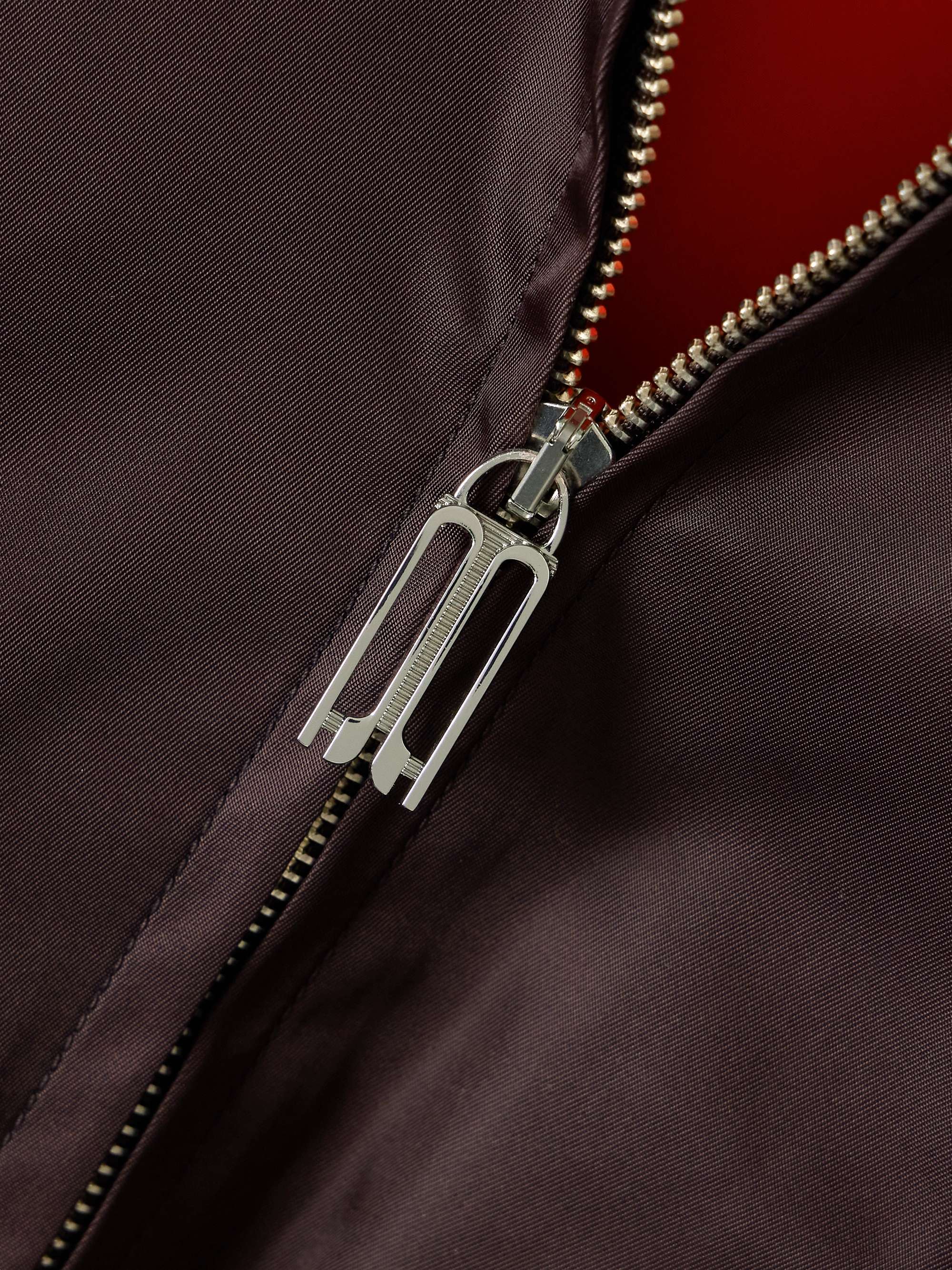 Harrington satin-twill bomber jacket view