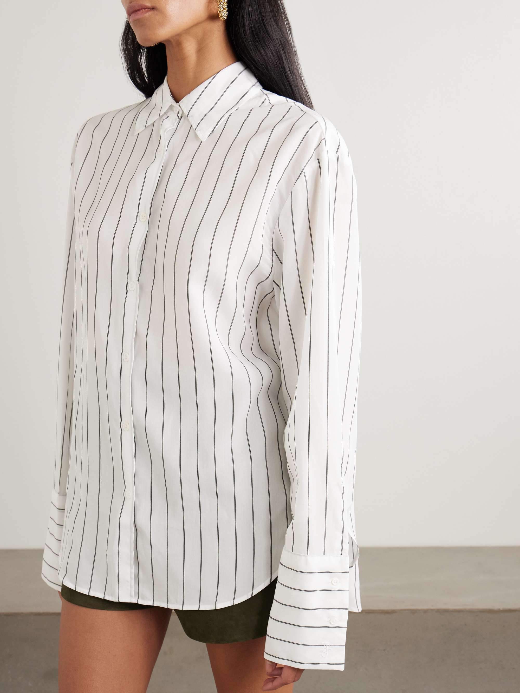 Helen striped Lyocell shirt view