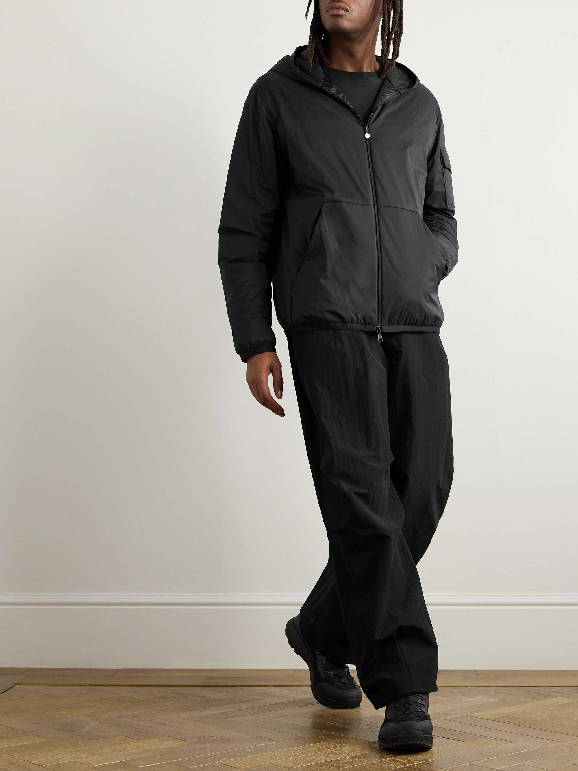 Monteynard Logo-Appliquéd Nylon Hooded Down Jacket view