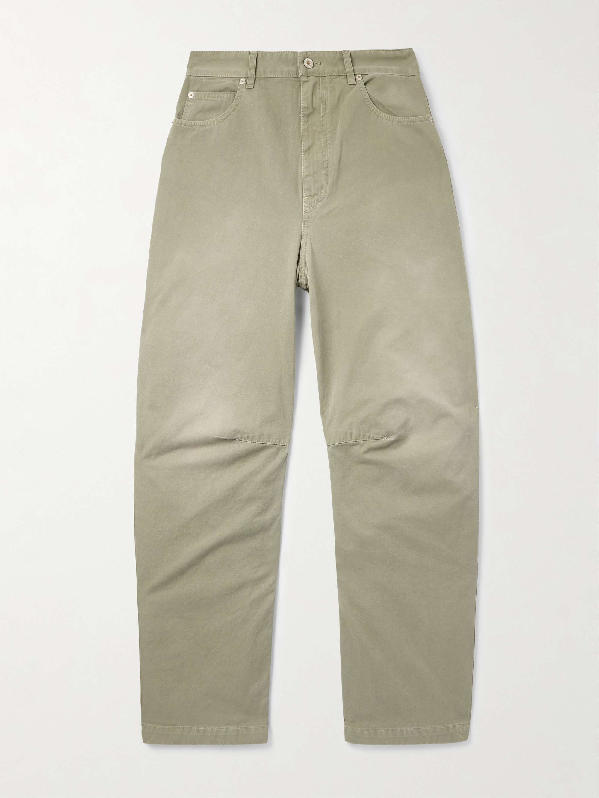 + Paula's Ibiza Barrel-Leg Cotton-Twill Trousers view