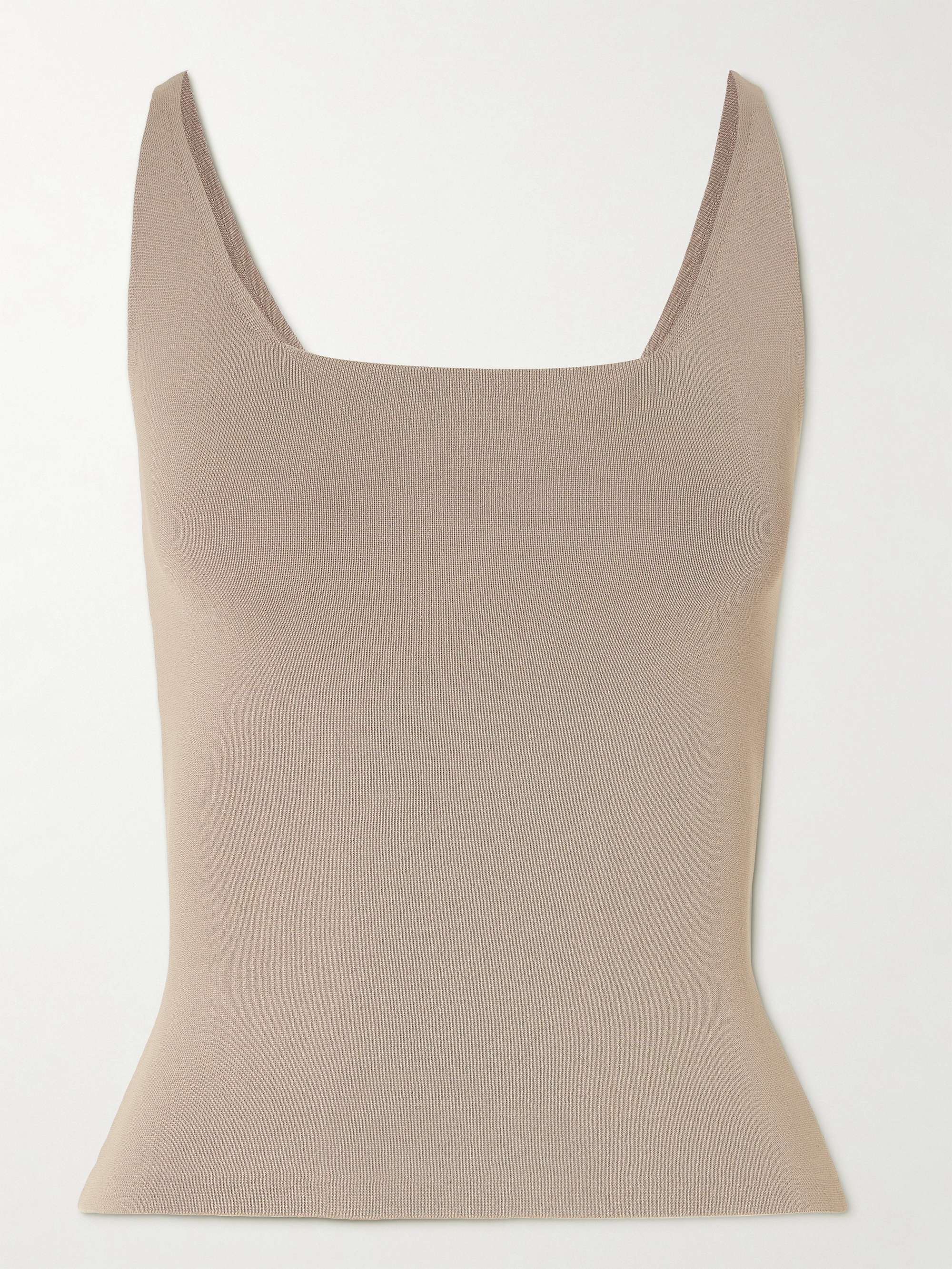 Milano stretch-knit tank view