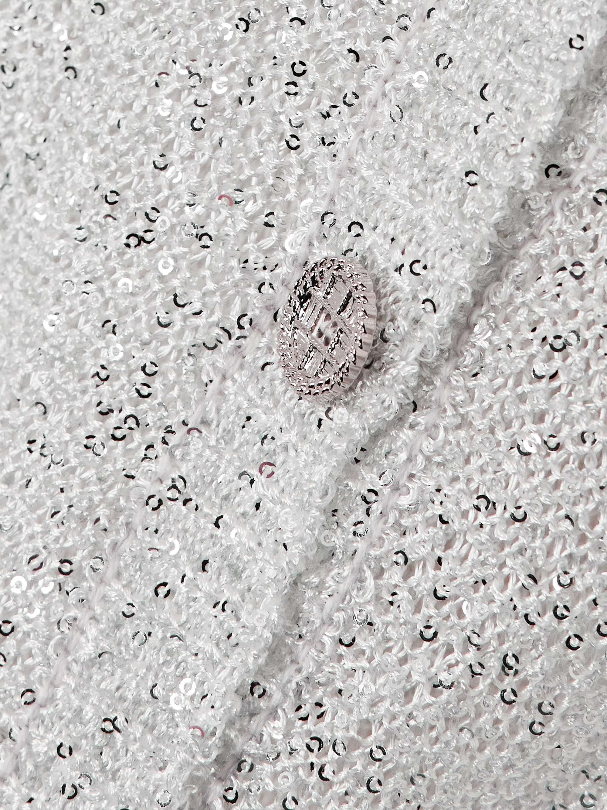 Sequined knitted cardigan view