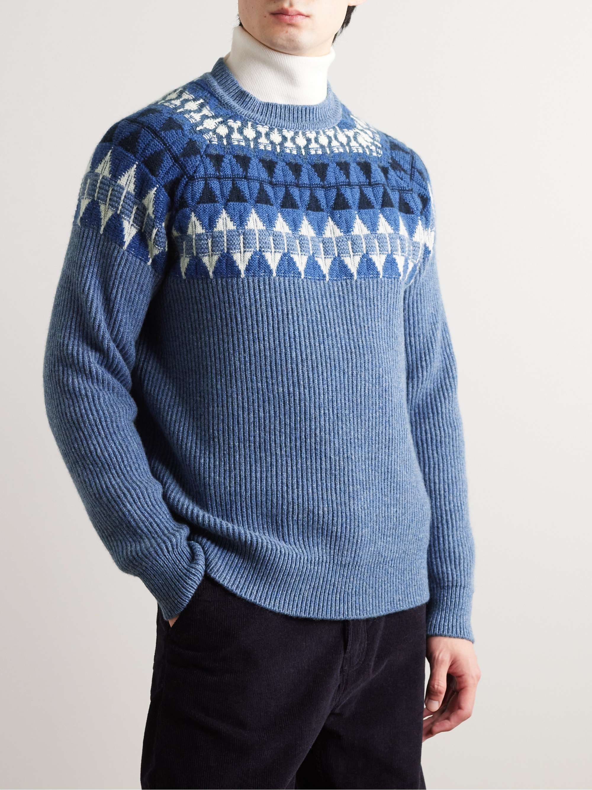 Fair Isle Cashmere Sweater view