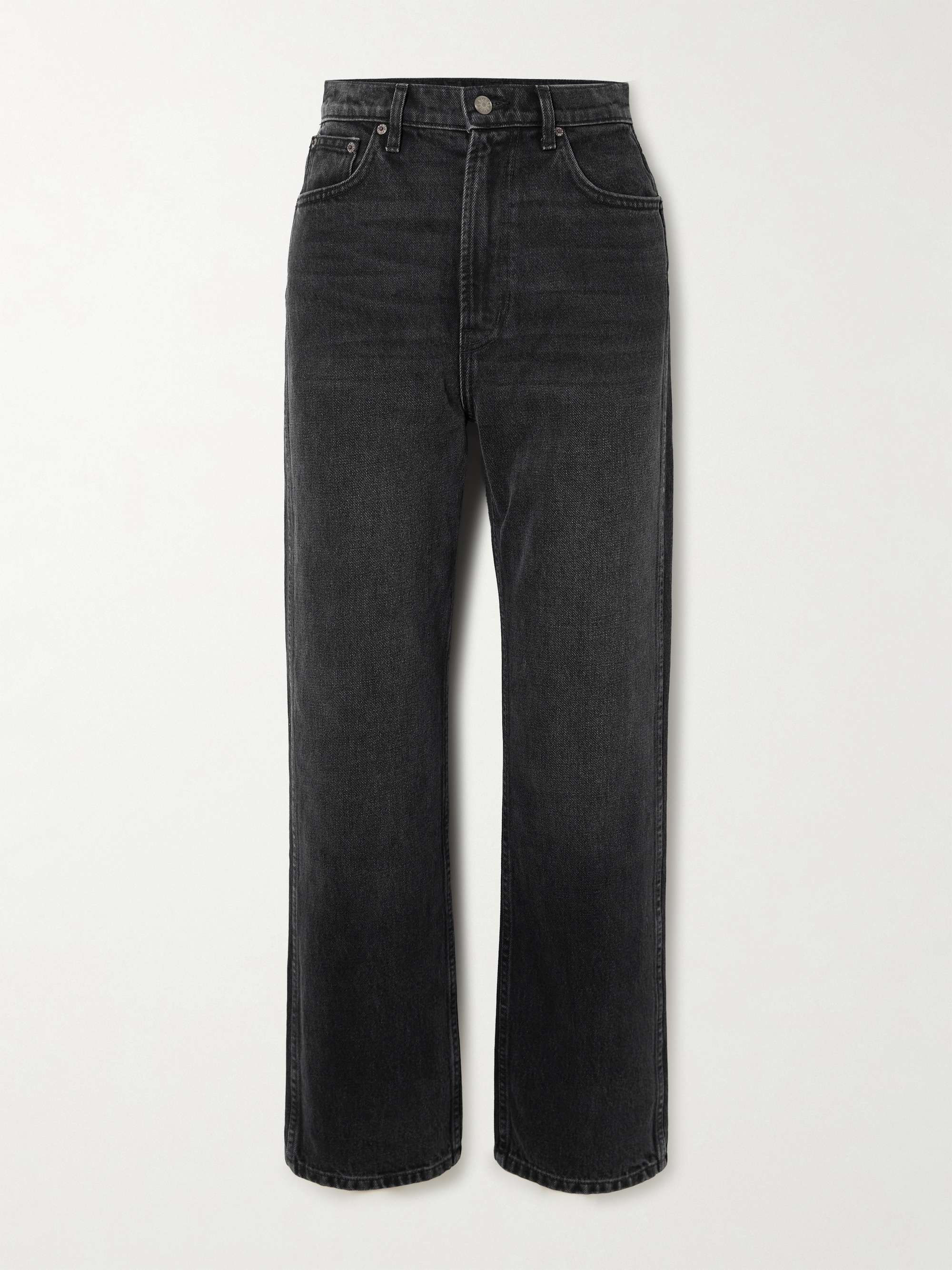 Plein high-rise straight-leg jeans view