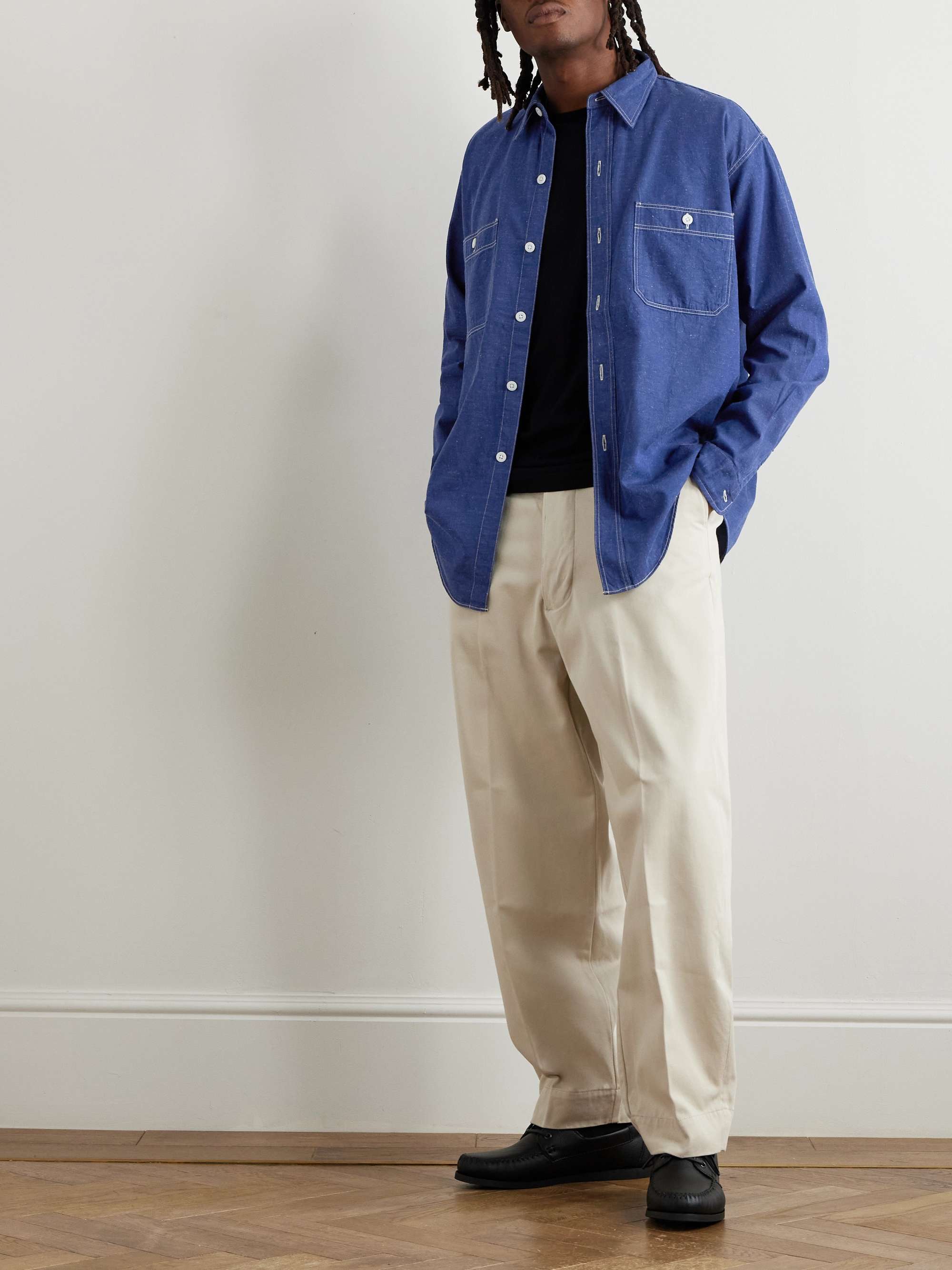 Work Cotton and Hemp-Blend Shirt view