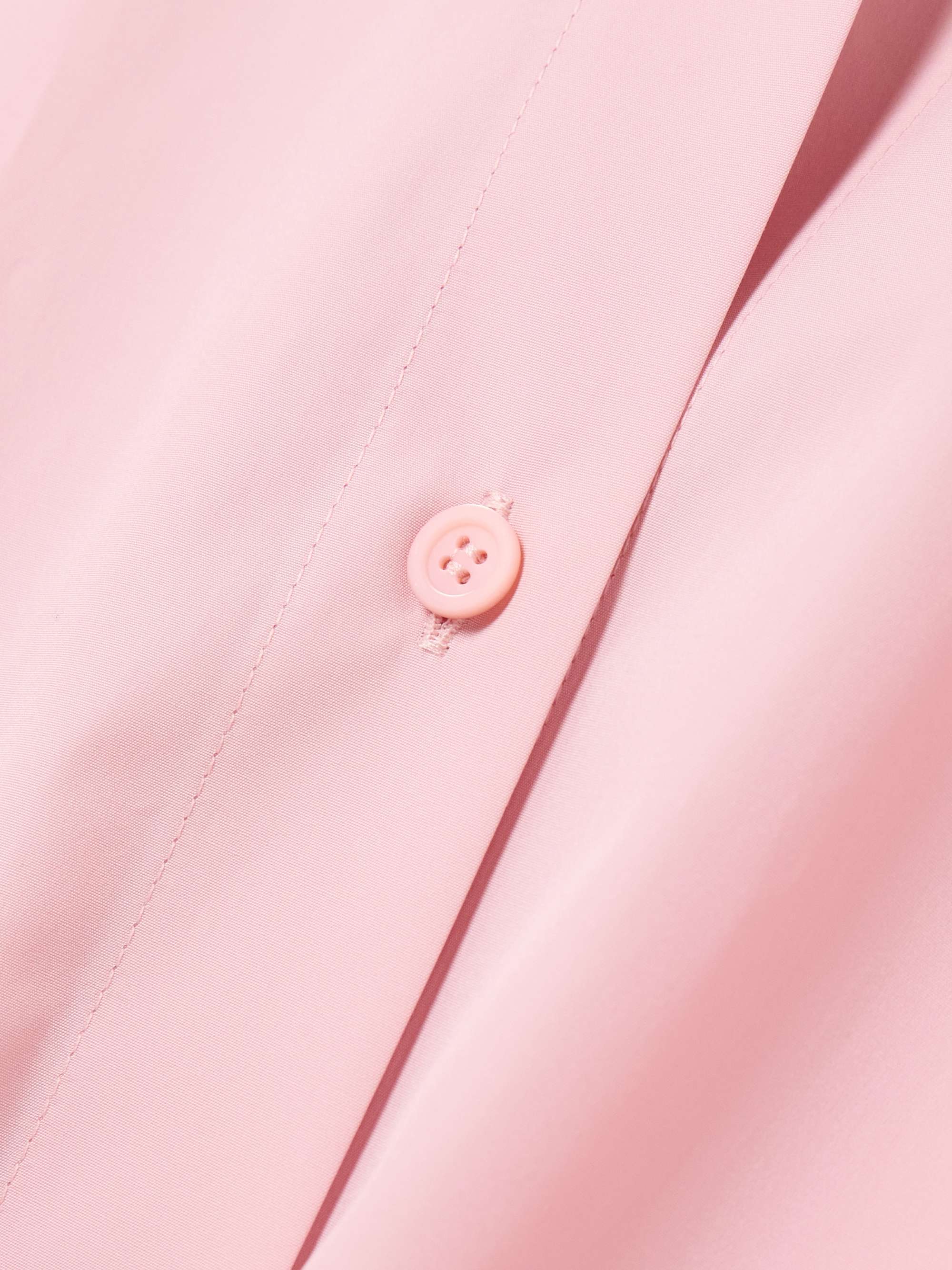 Cutout cotton-poplin shirt view