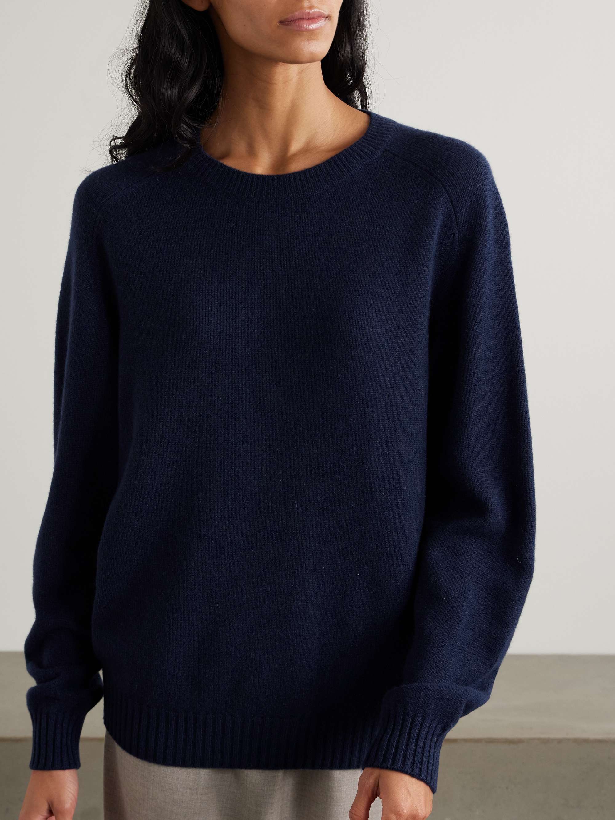 Tie-detailed cashmere sweater view
