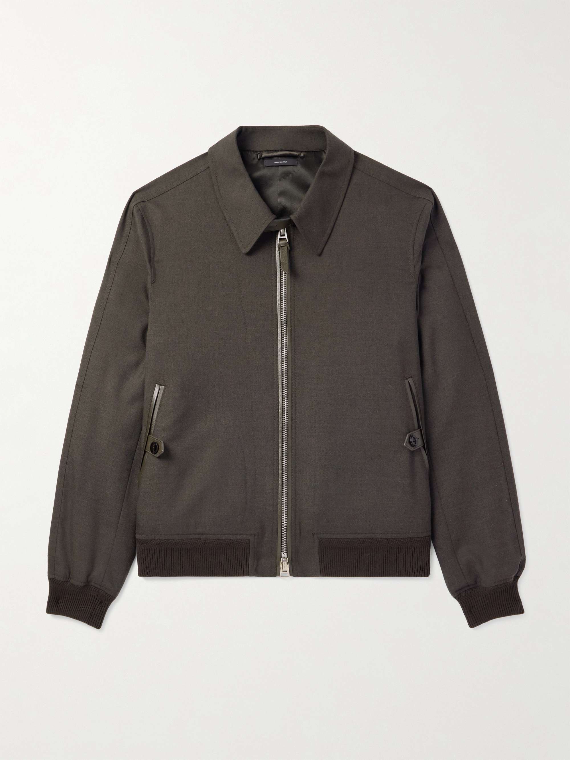 Mohair, Virgin Wool and Silk-Blend Blouson Jacket view