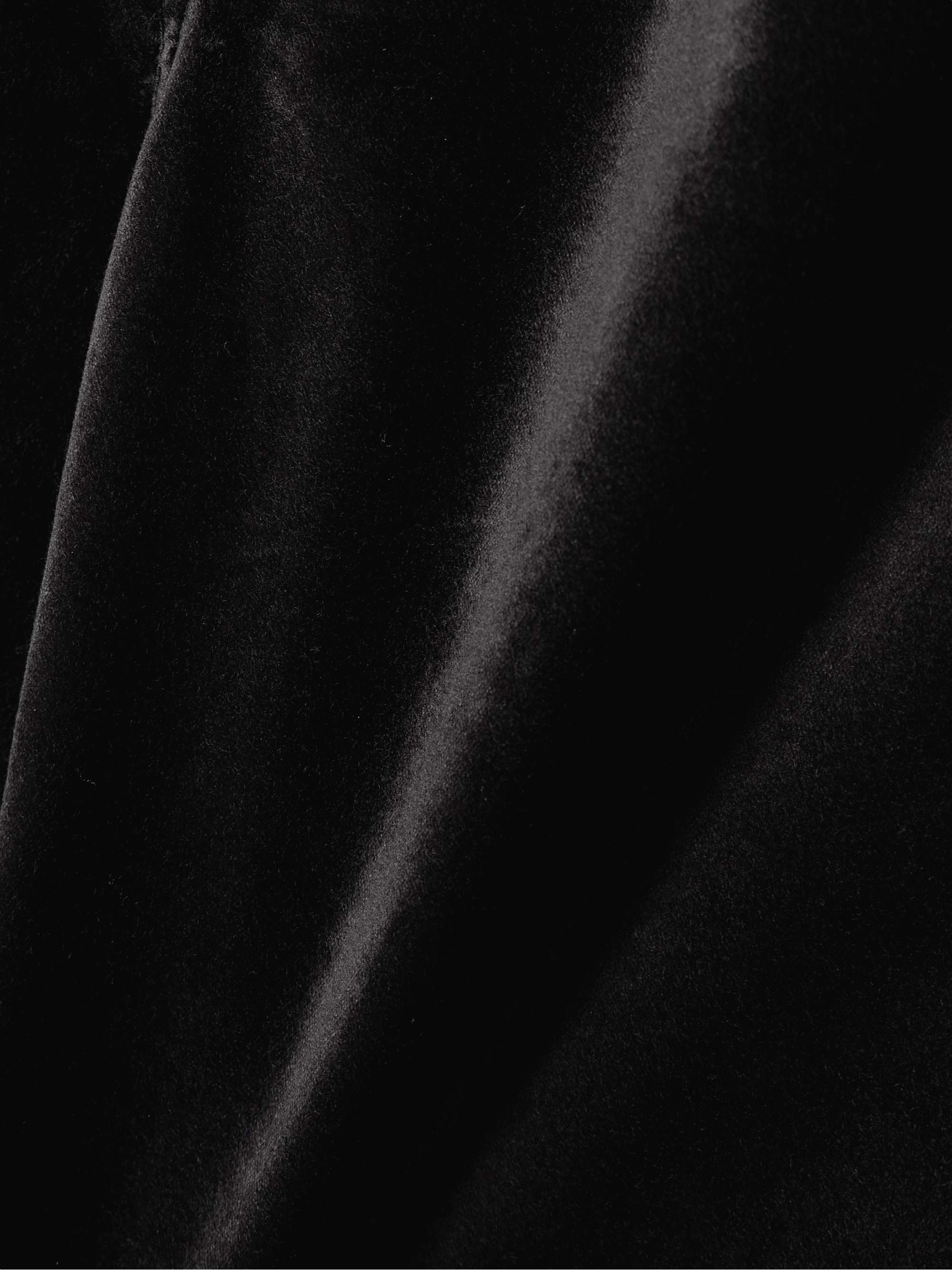 Lolli cotton-blend velvet wide-leg pants view