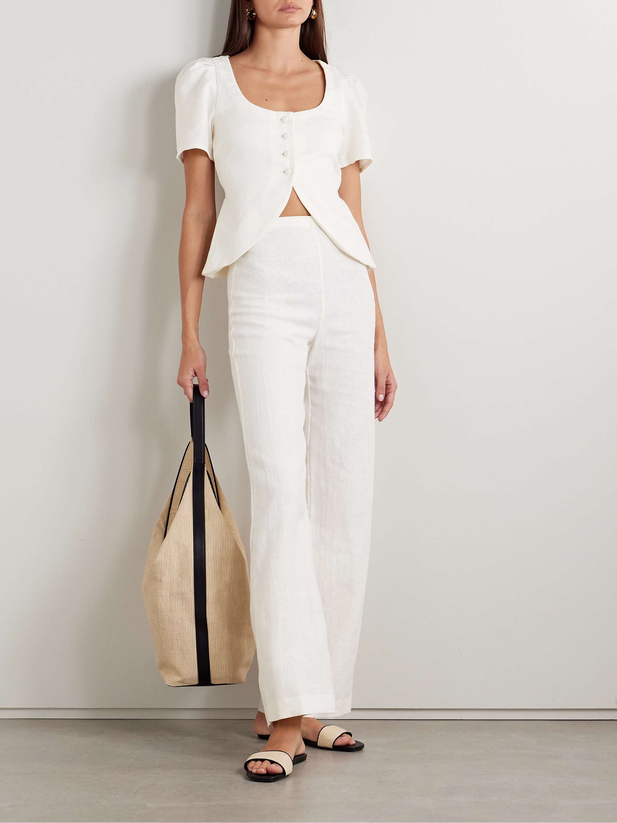 Emma linen shirt view