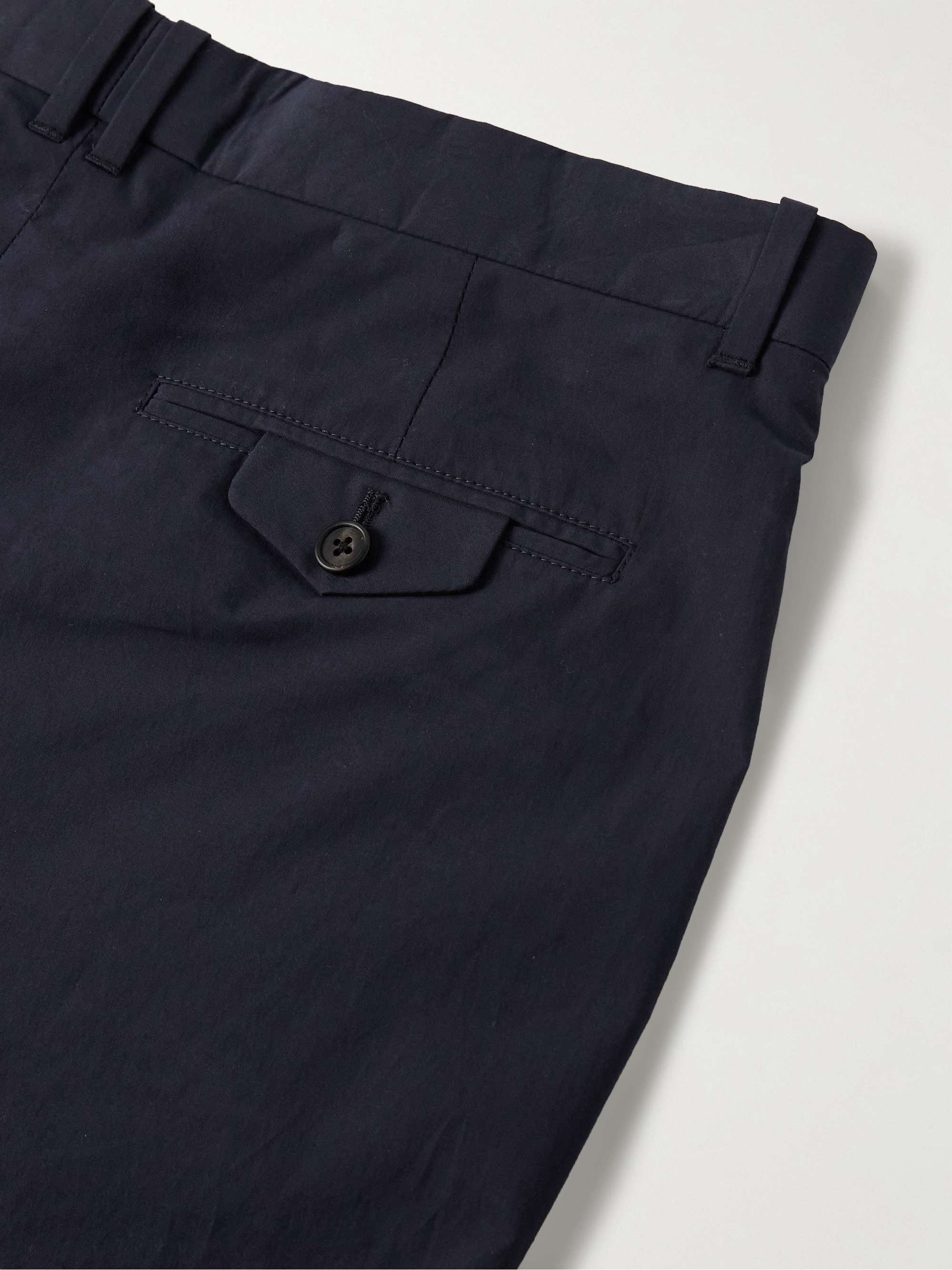 Lerio Straight-Leg Cotton-Poplin Suit Trousers view