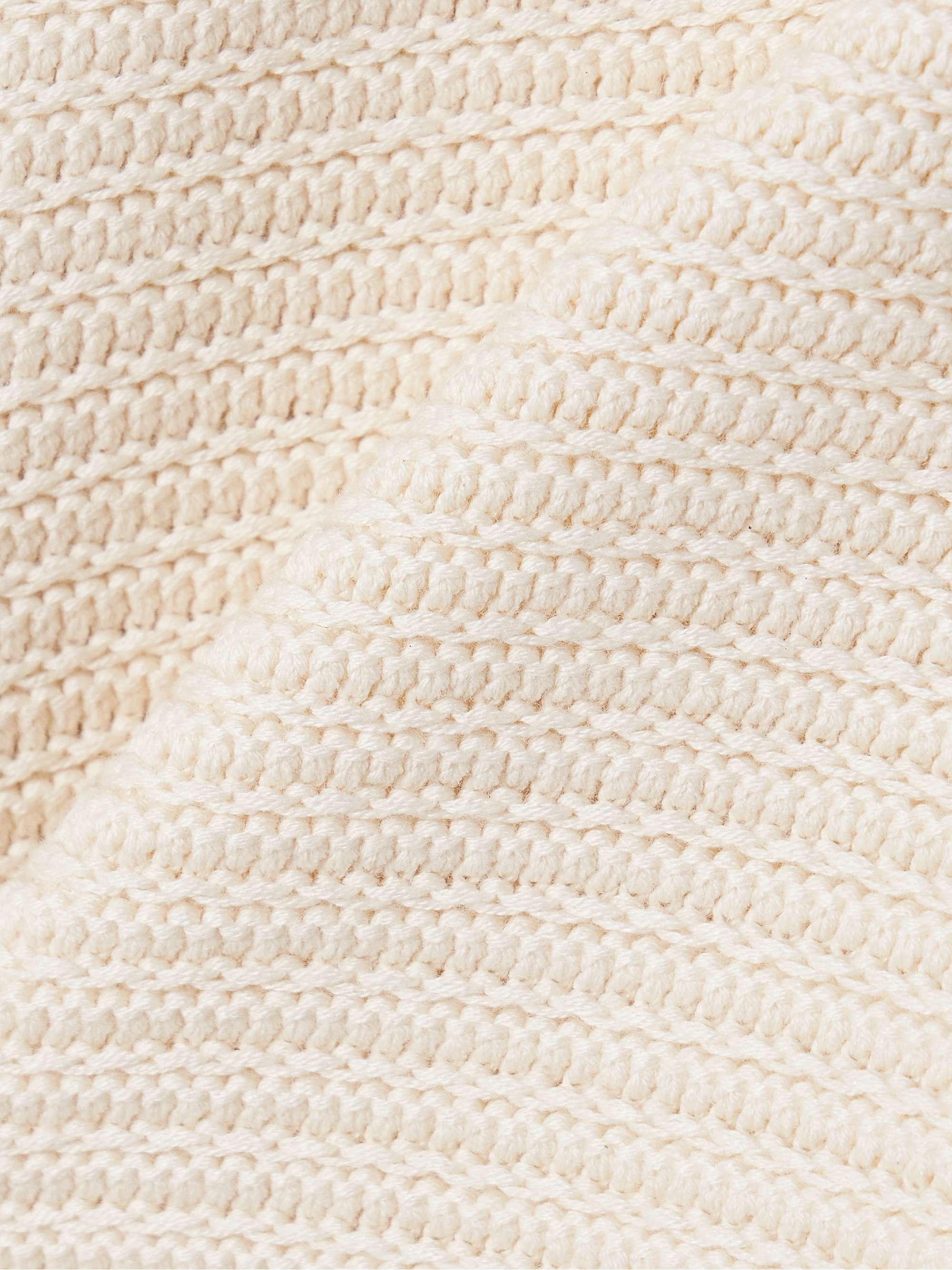 Jane crocheted cotton-blend shorts view