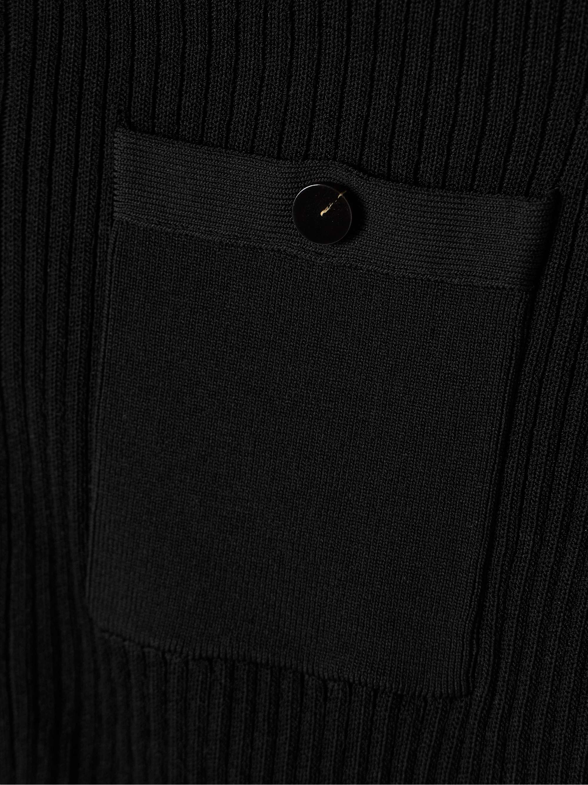 Norah ribbed-knit turtleneck top view