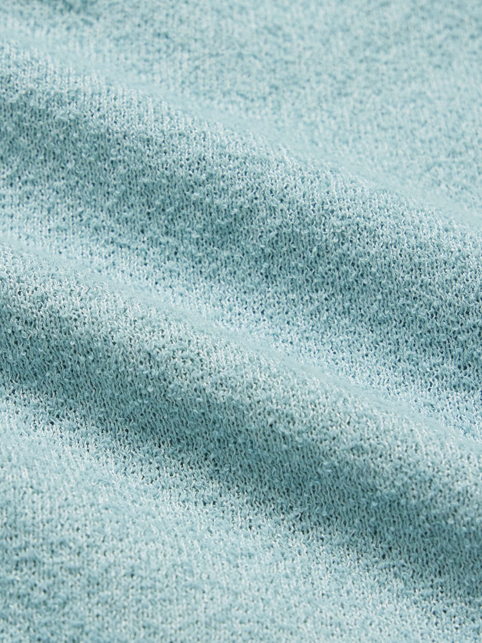Cotton-Blend Bouclé Polo Shirt view