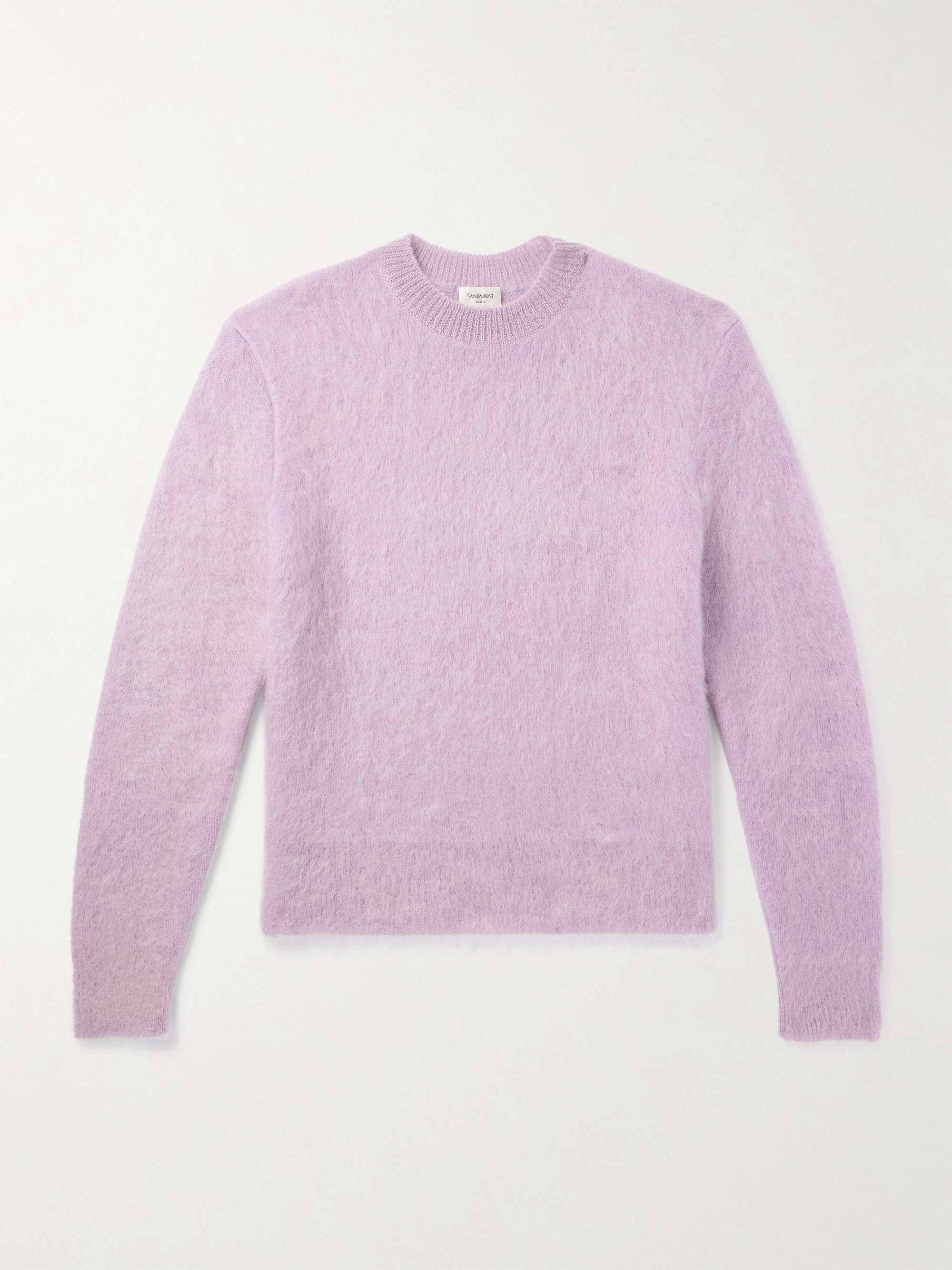 Slim-Fit Mohair-Blend Sweater view