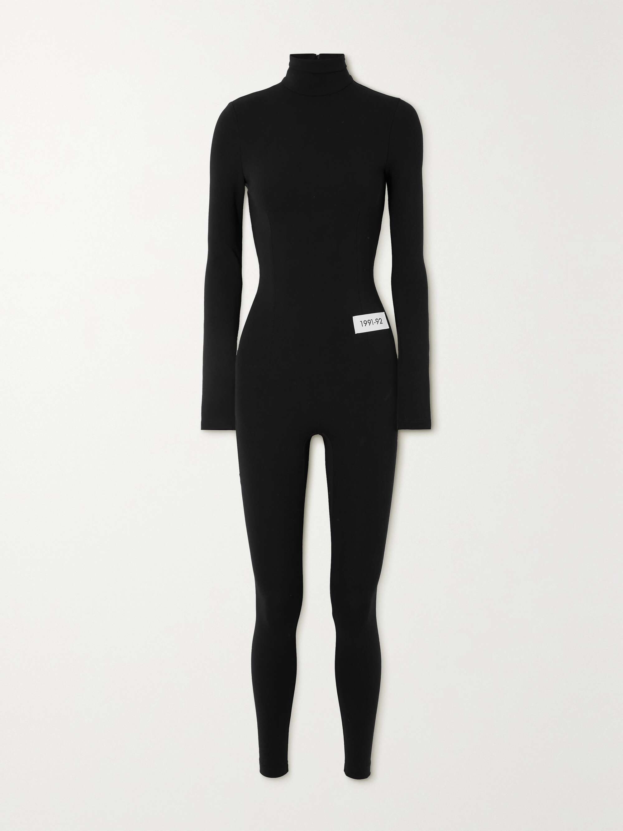 Stretch-jersey turtleneck jumpsuit view