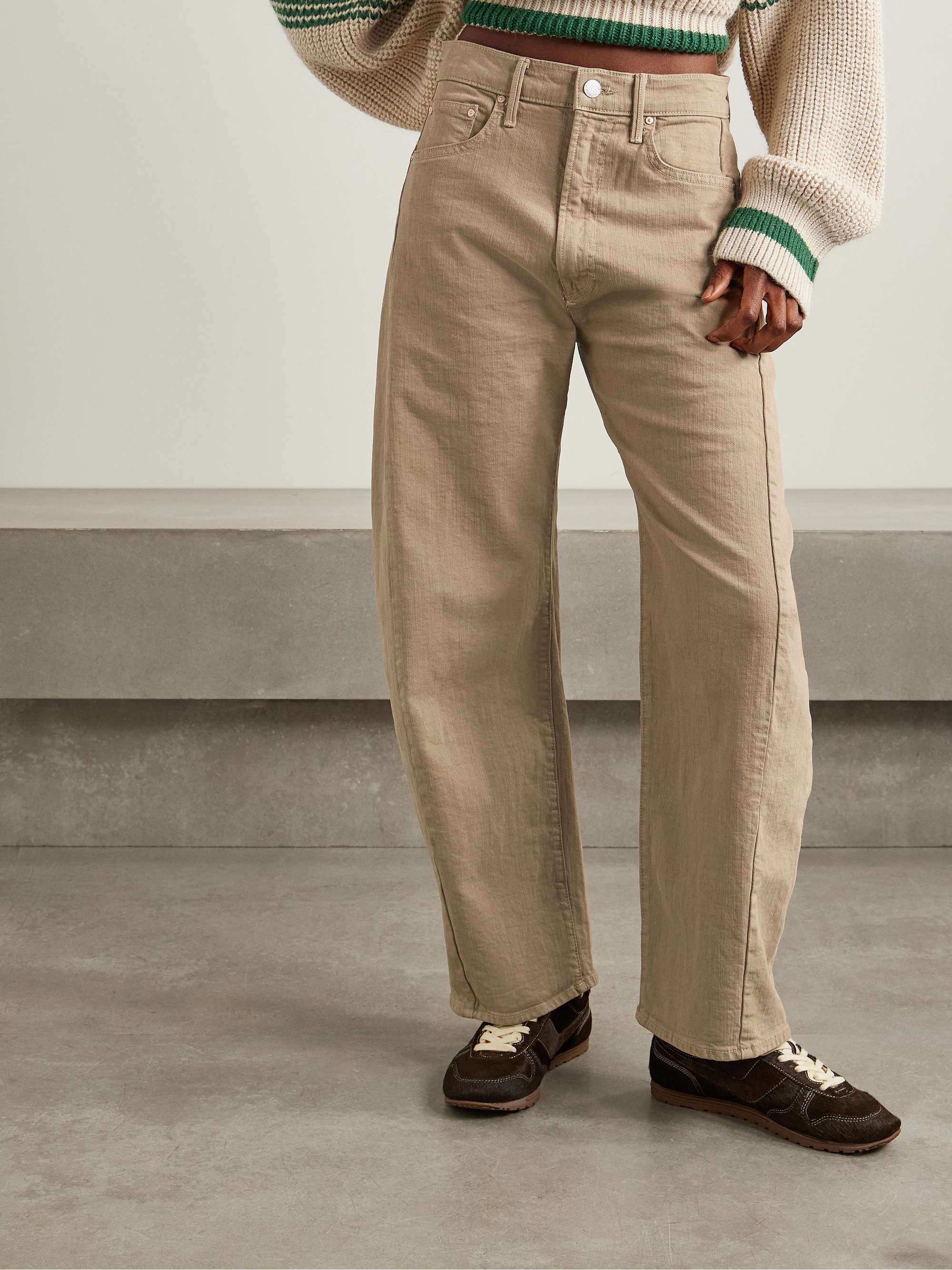 The Half Pipe Flood high-rise barrel-leg jeans view