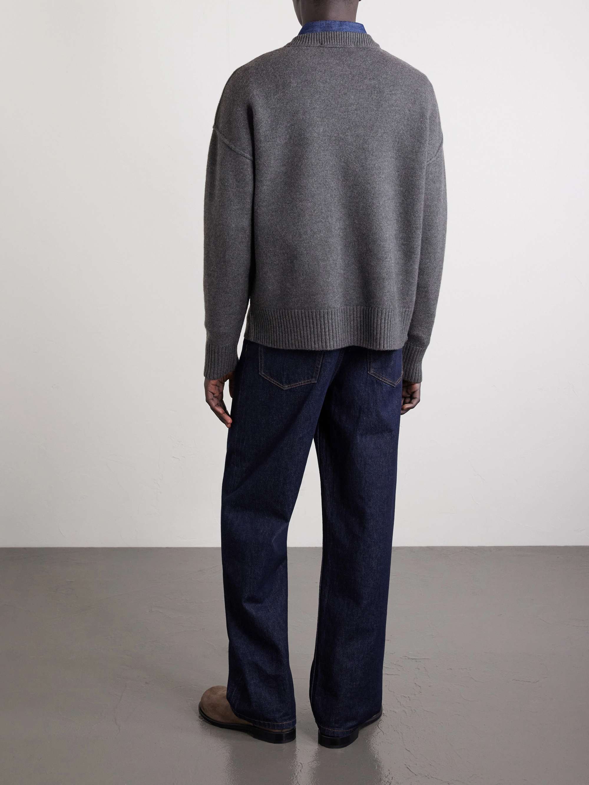ADC Logo-Intarsia Virgin Wool Sweater view