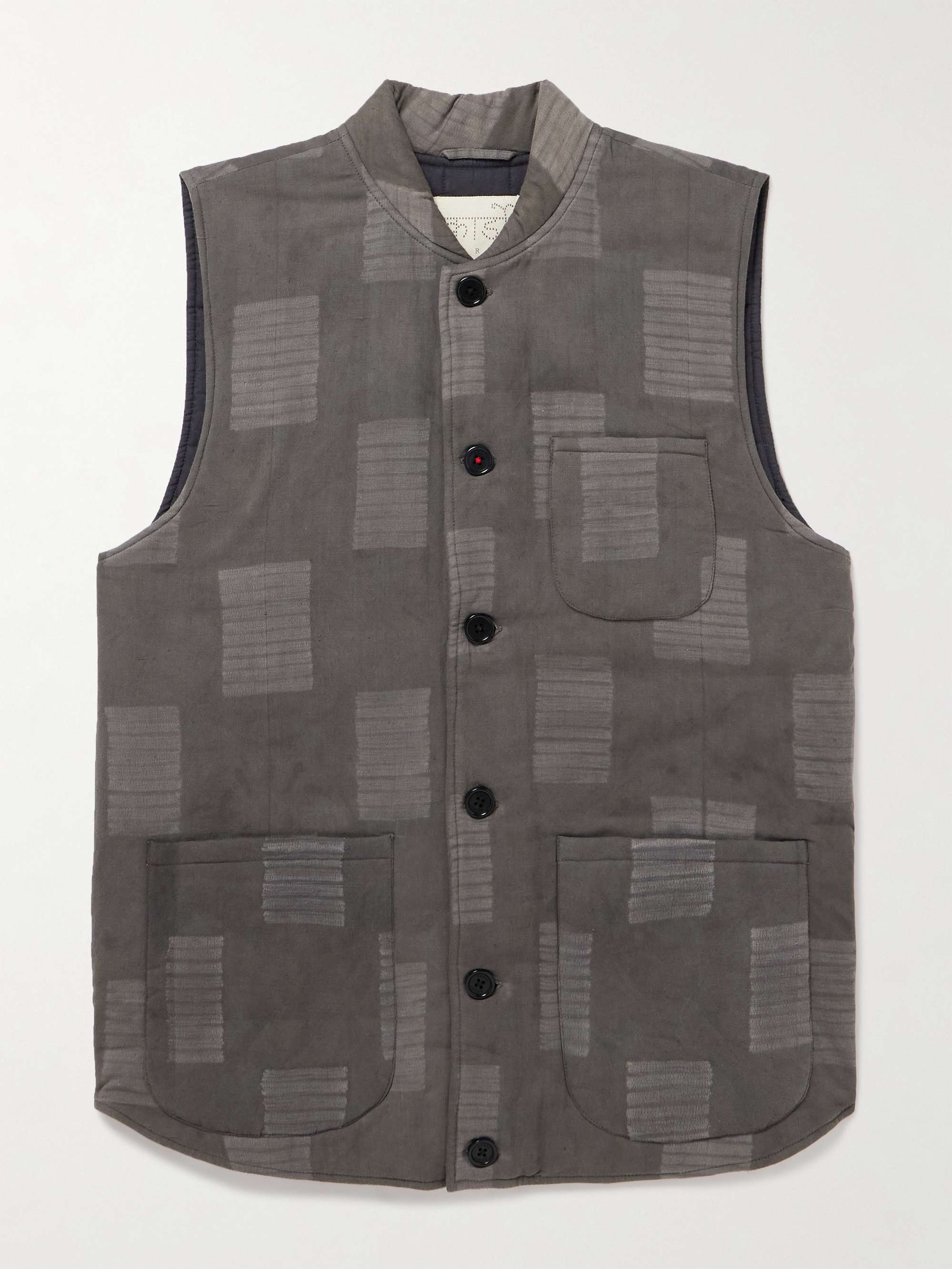 Leo Quilted Cotton Gilet view