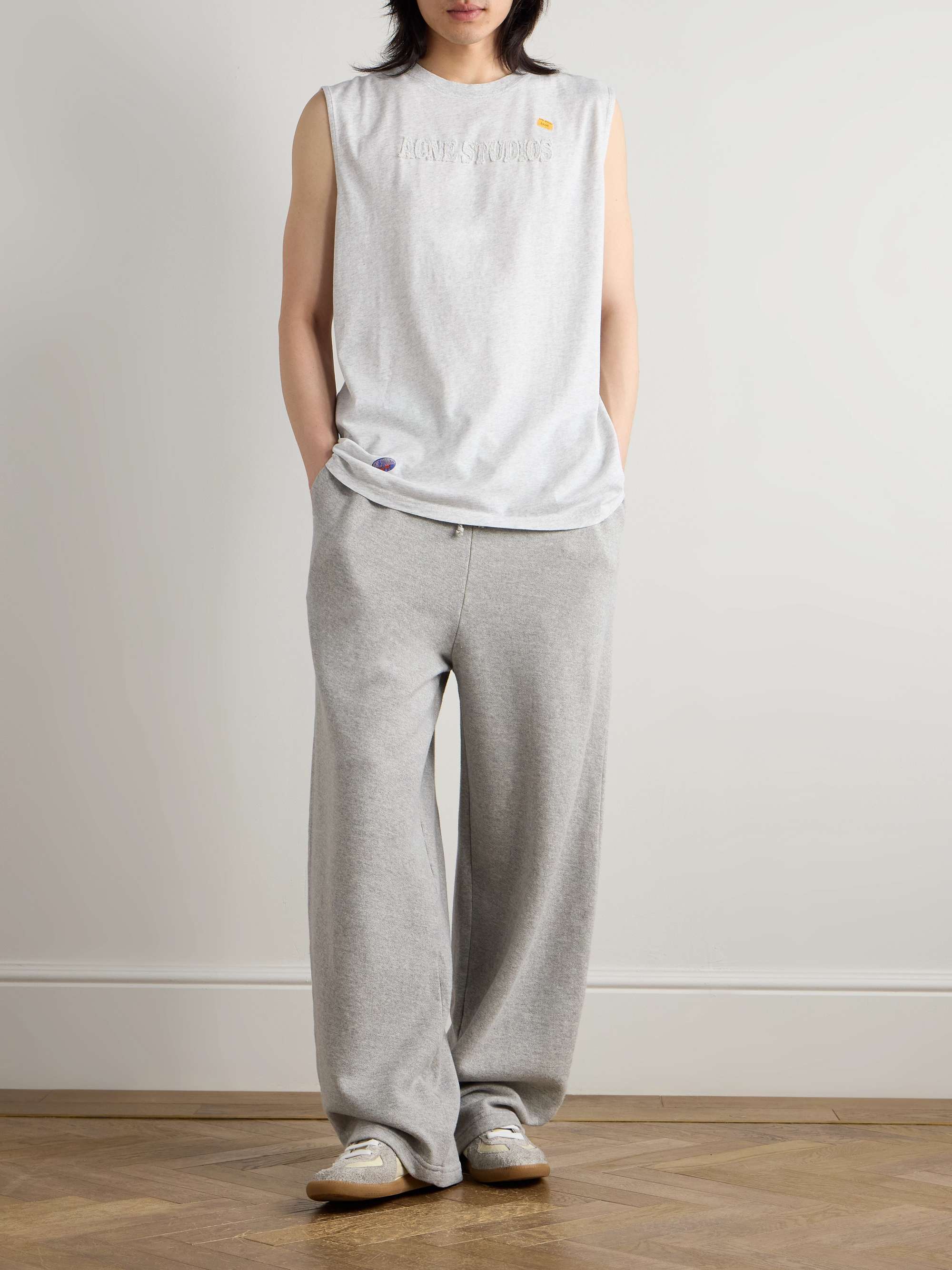 Logo-Appliquéd Cotton-Jersey Tank Top view