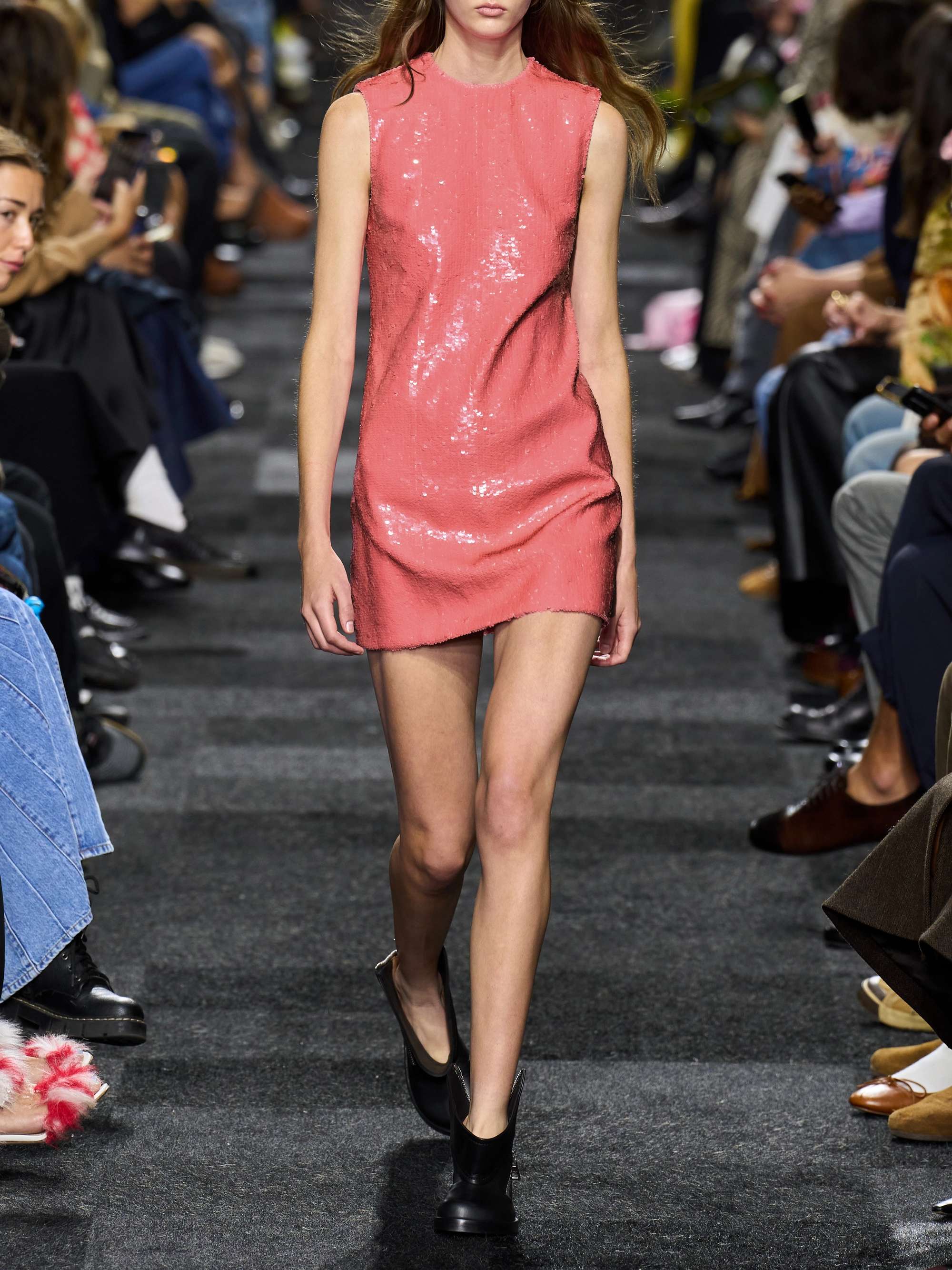 Sequined cotton-jersey mini dress view