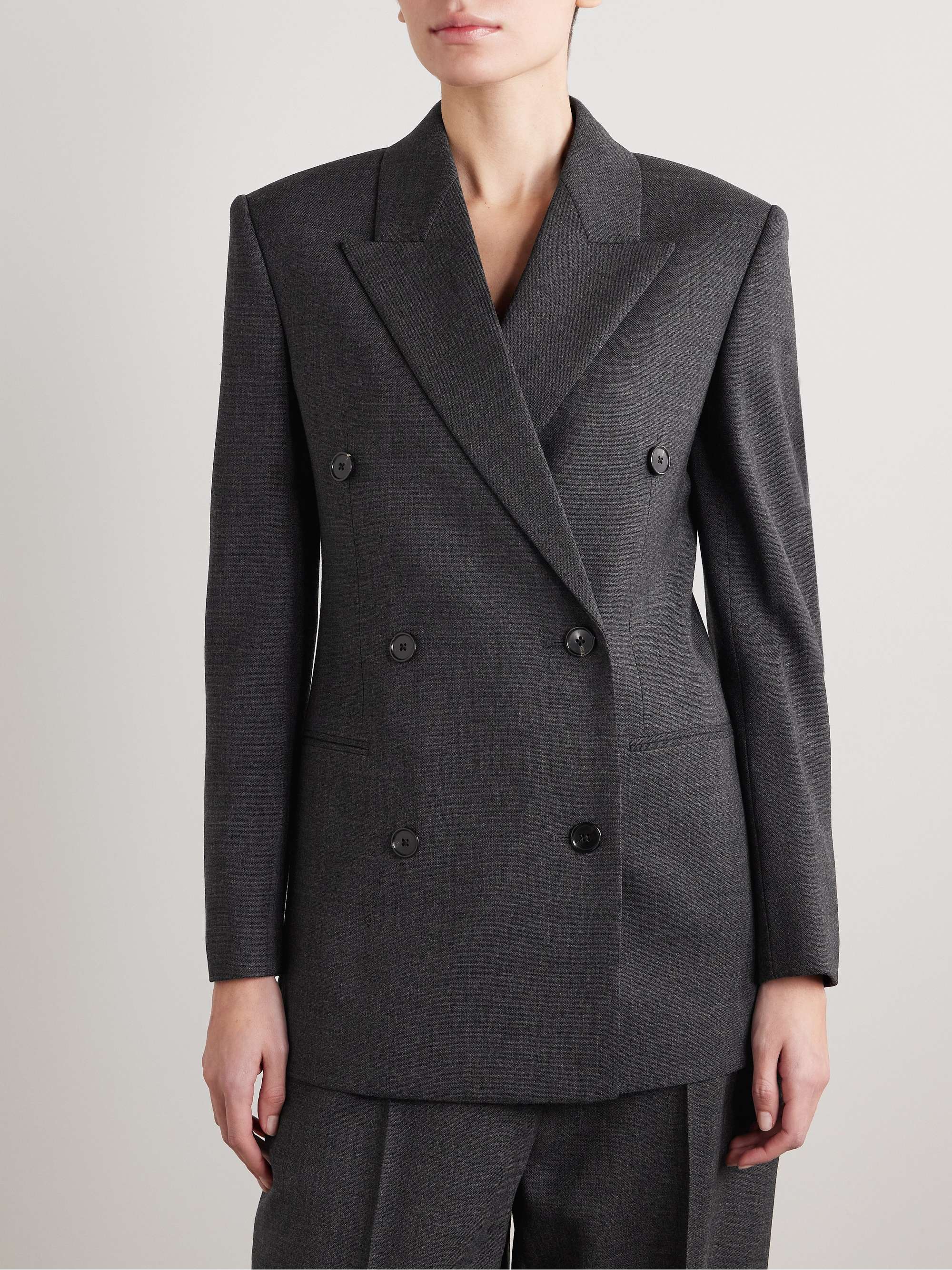 Franny double-breasted wool blazer view