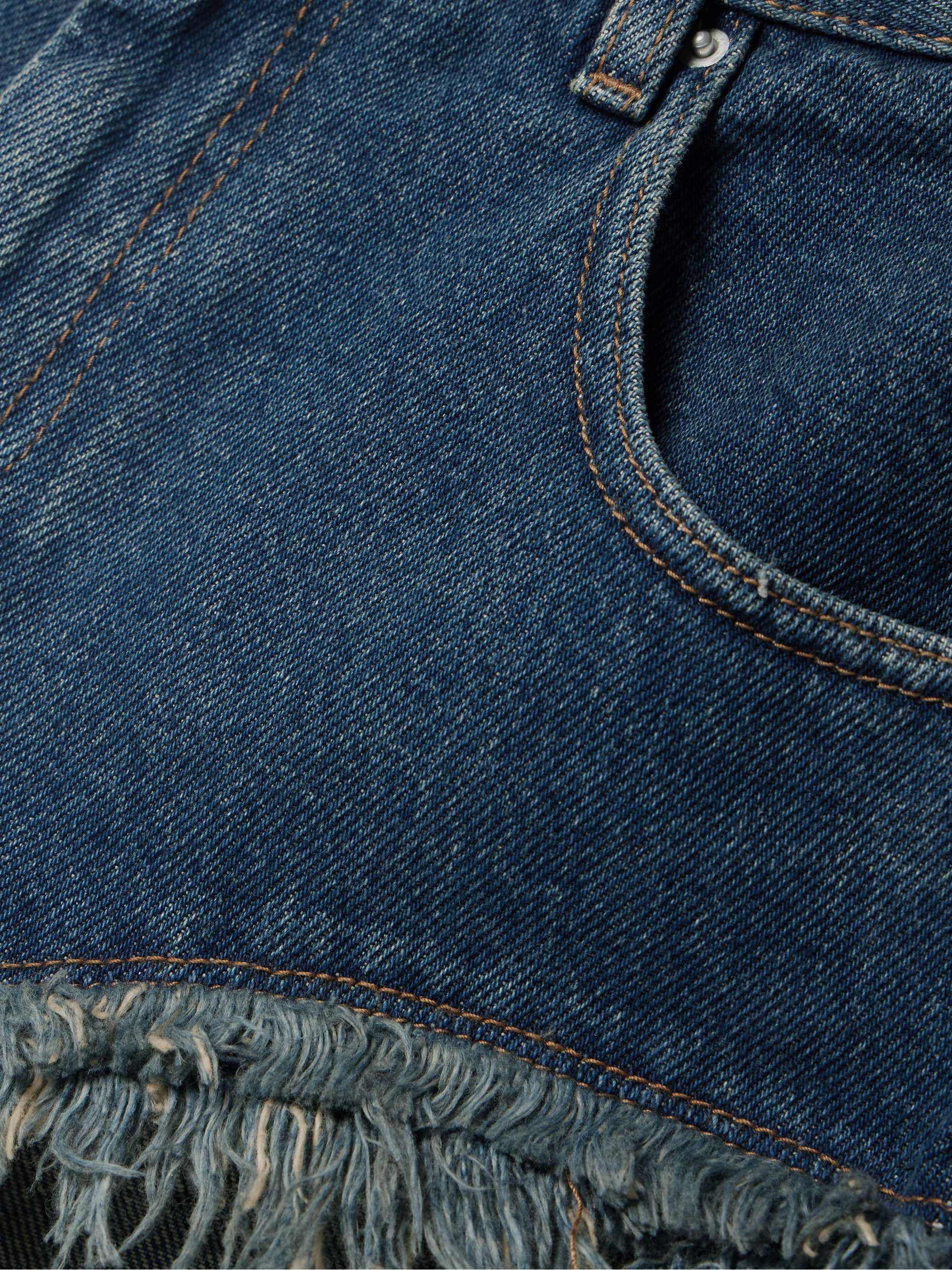 Eneidao fringed denim shorts view