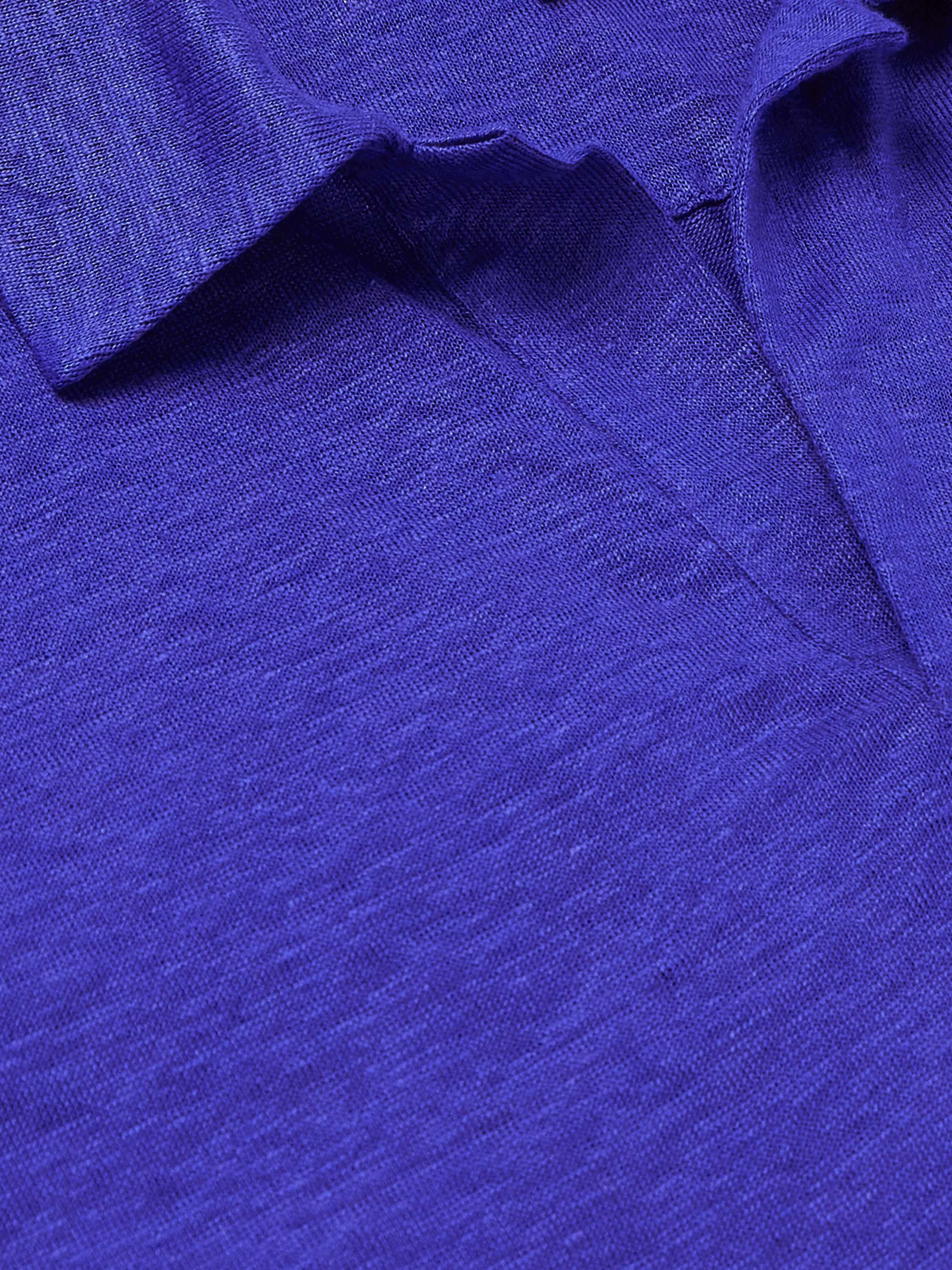 Pyramid Linen-Jersey Polo Shirt view