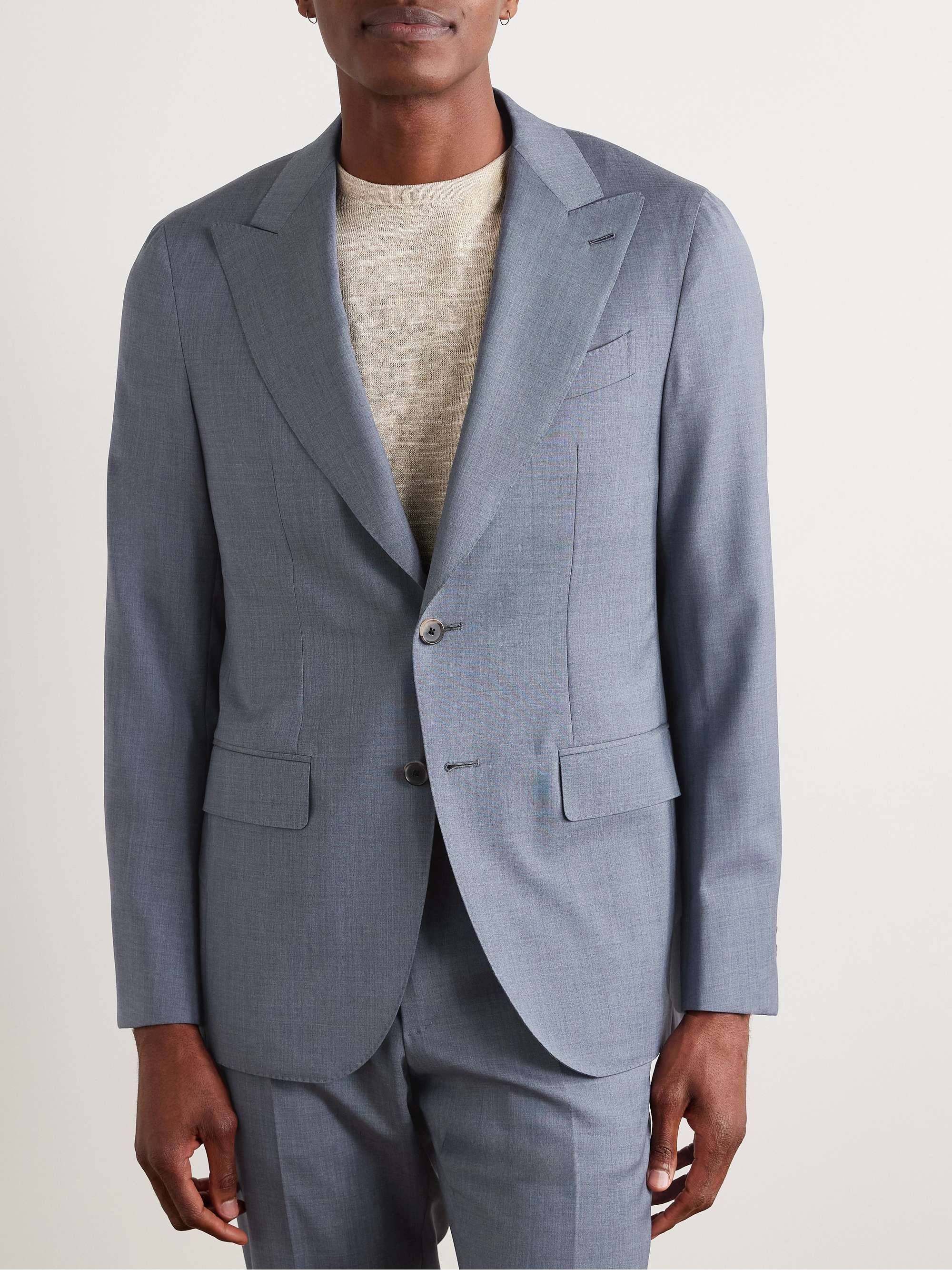 Slim-Fit Wool Suit Jacket view