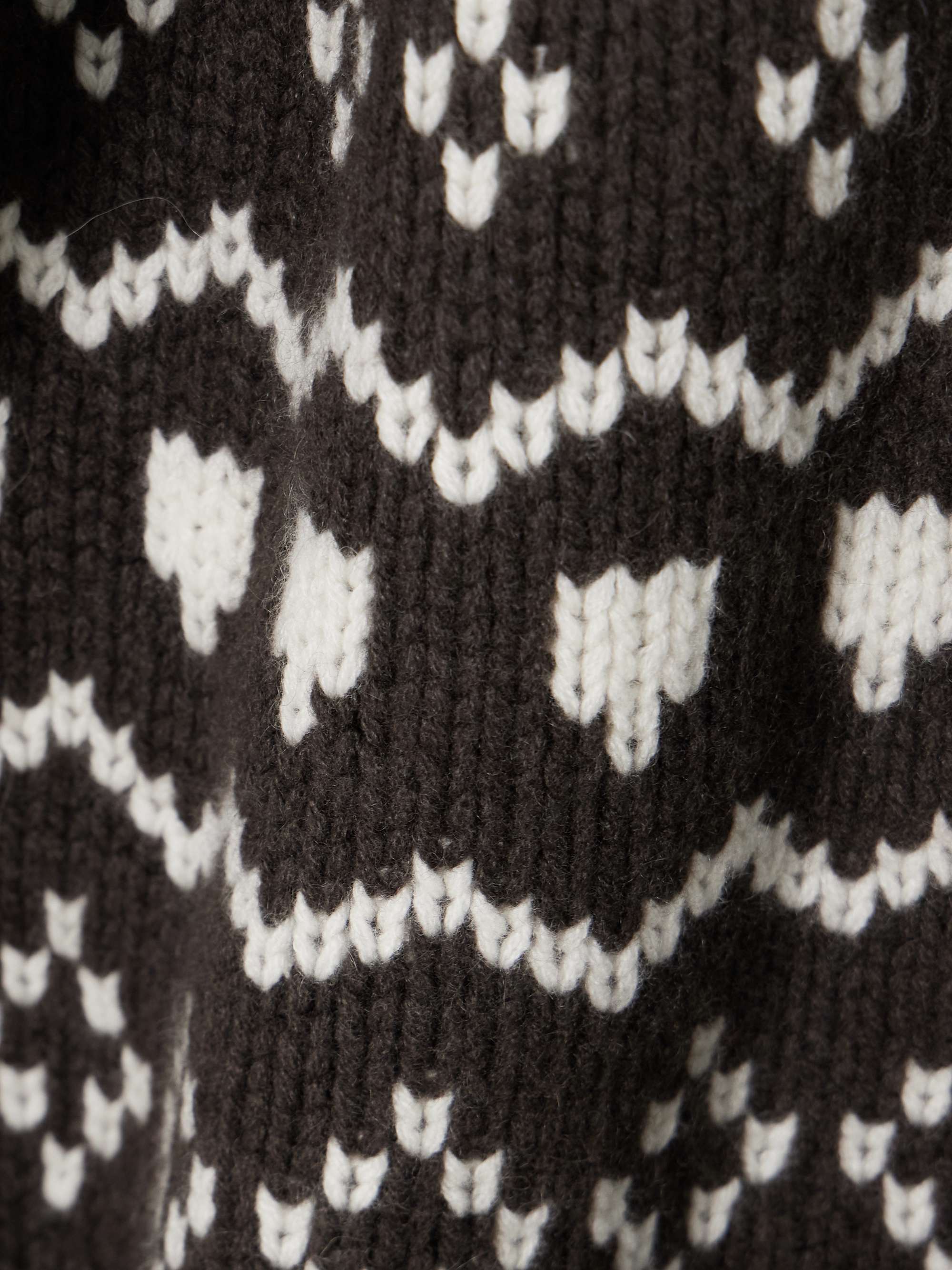 Greyson Fair Isle cashmere cardigan view