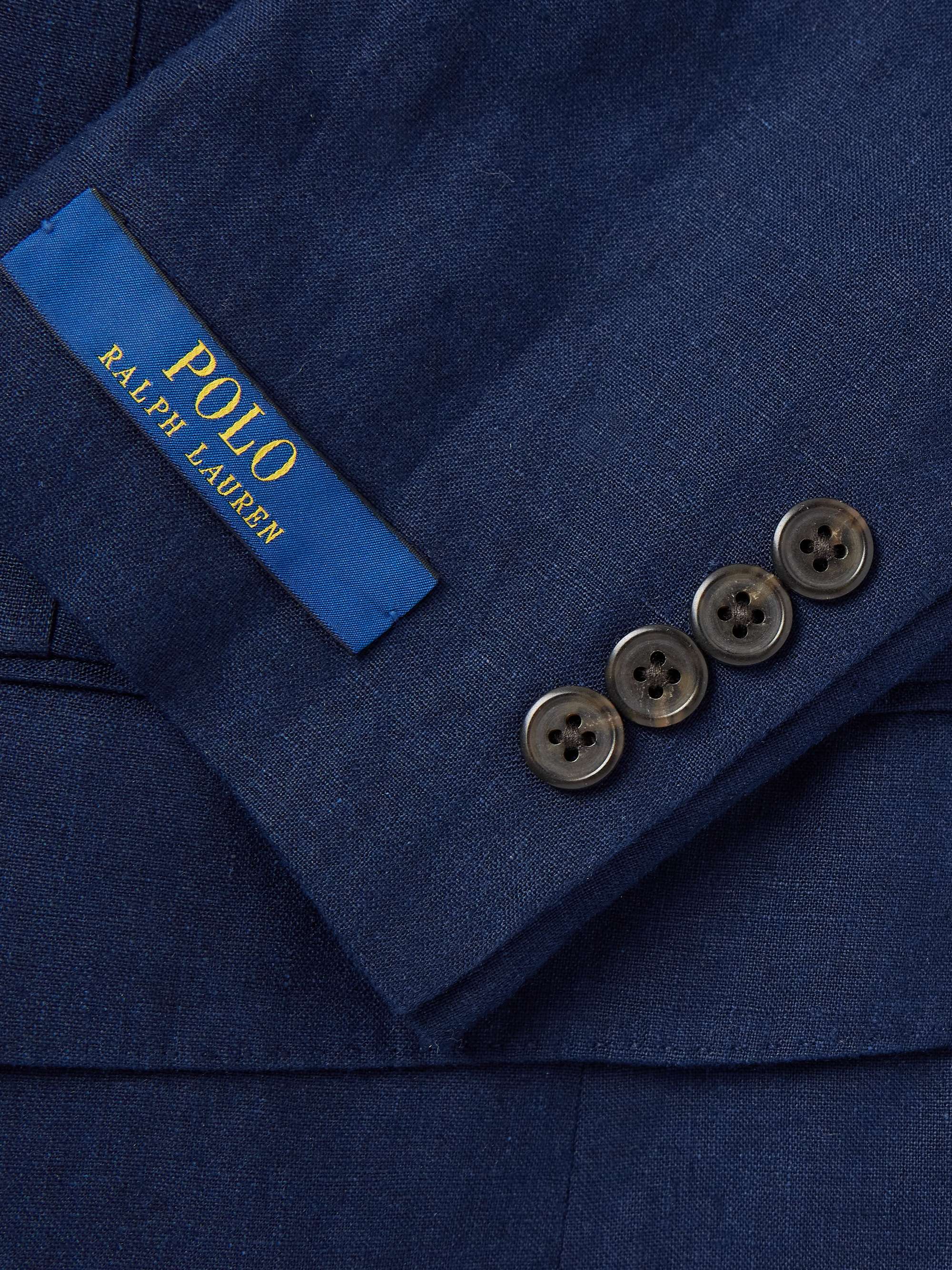 Slim-Fit Linen Blazer view