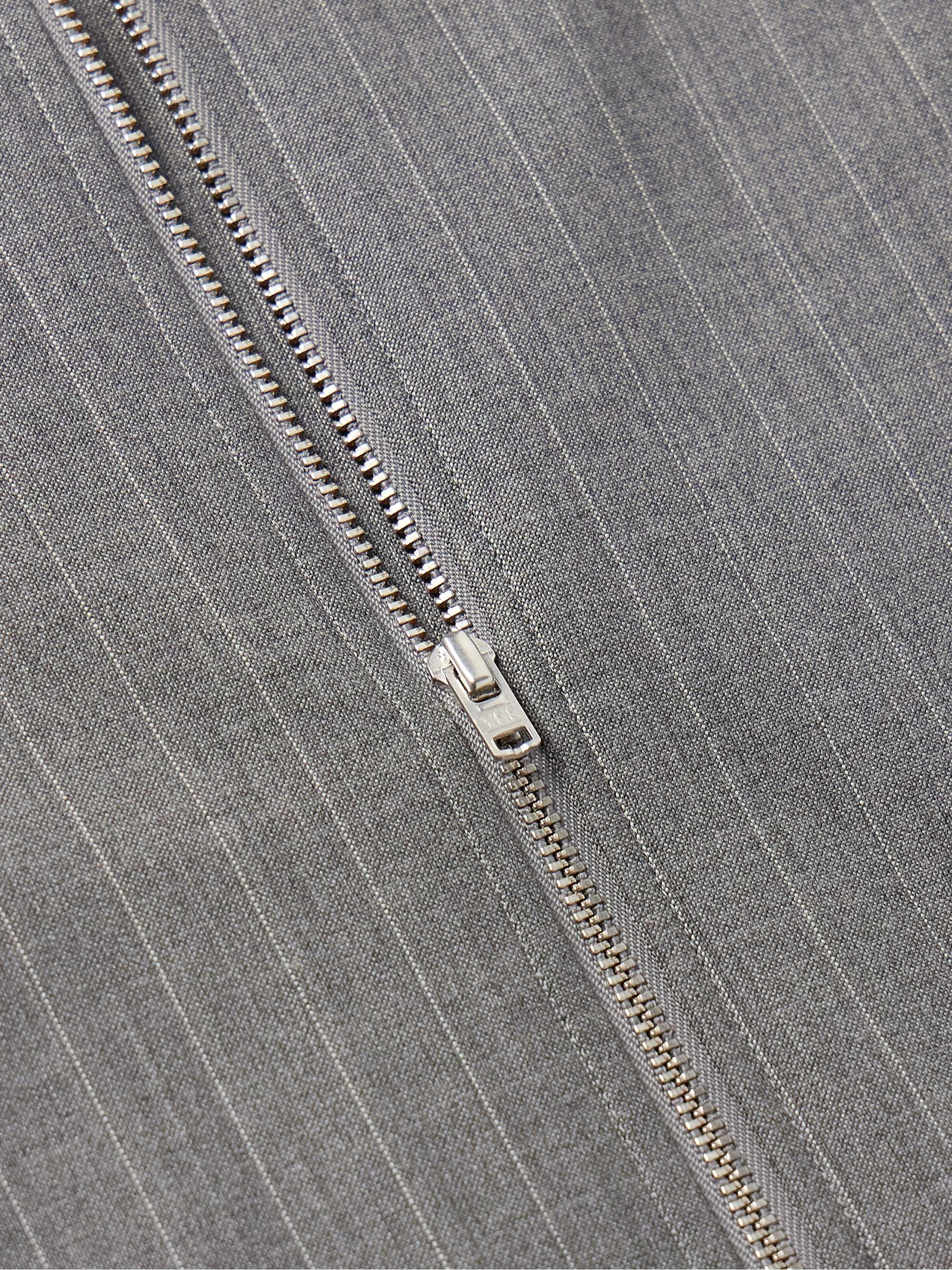 Ivan 1088 Pinstriped Recycled Woven Jacket view